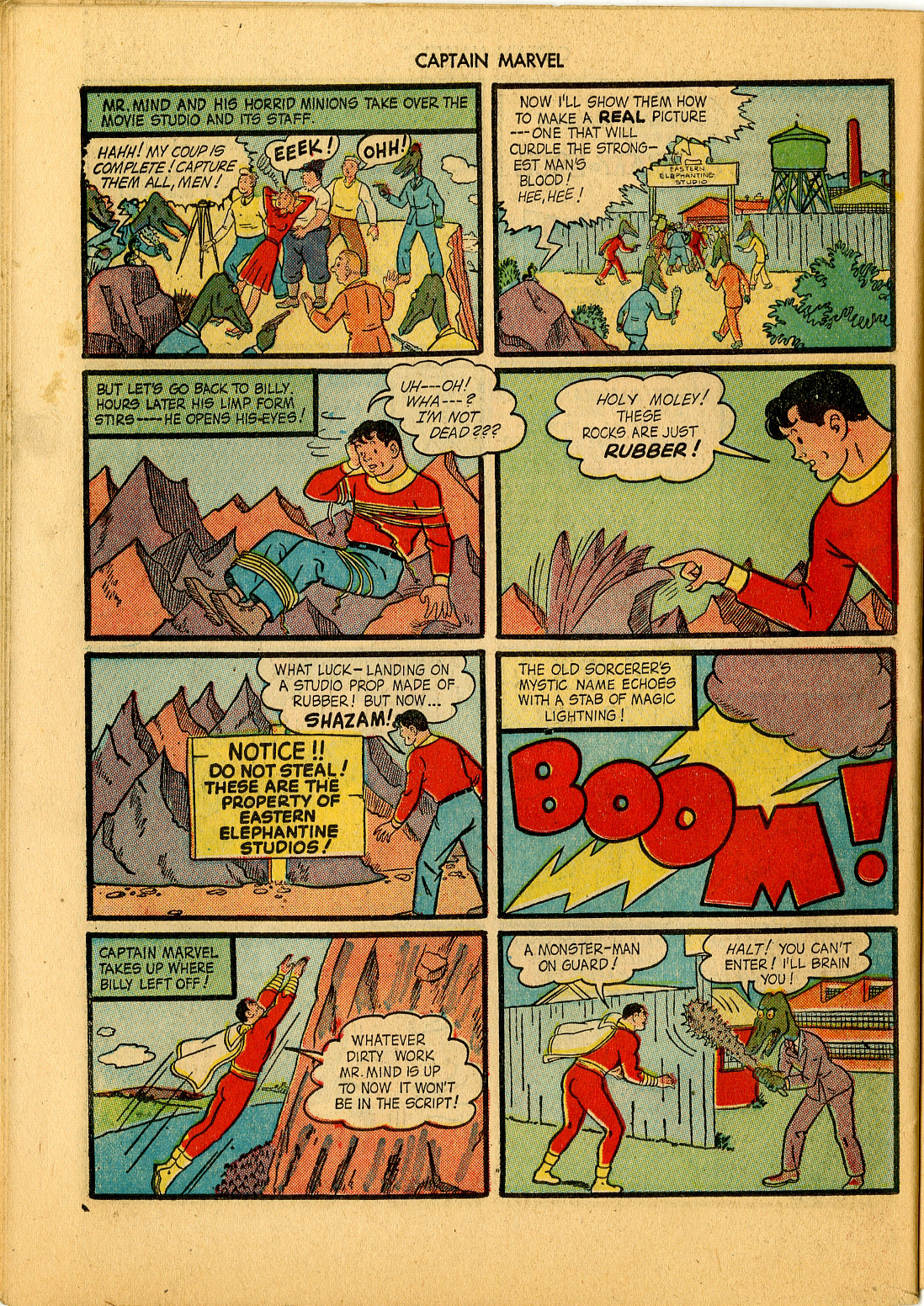 Read online Captain Marvel Adventures comic -  Issue #39 - 42