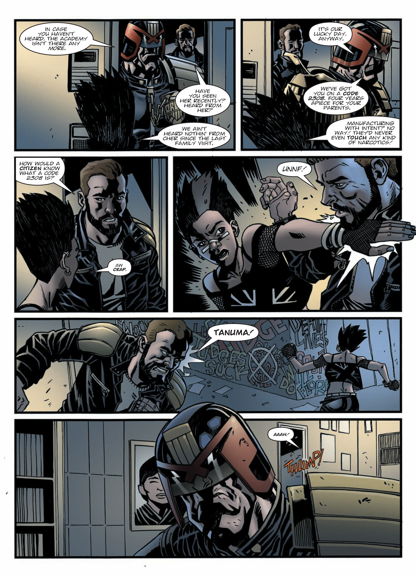 Read online Judge Dredd: Day of Chaos: Fallout comic -  Issue # TPB (Part 2) - 35