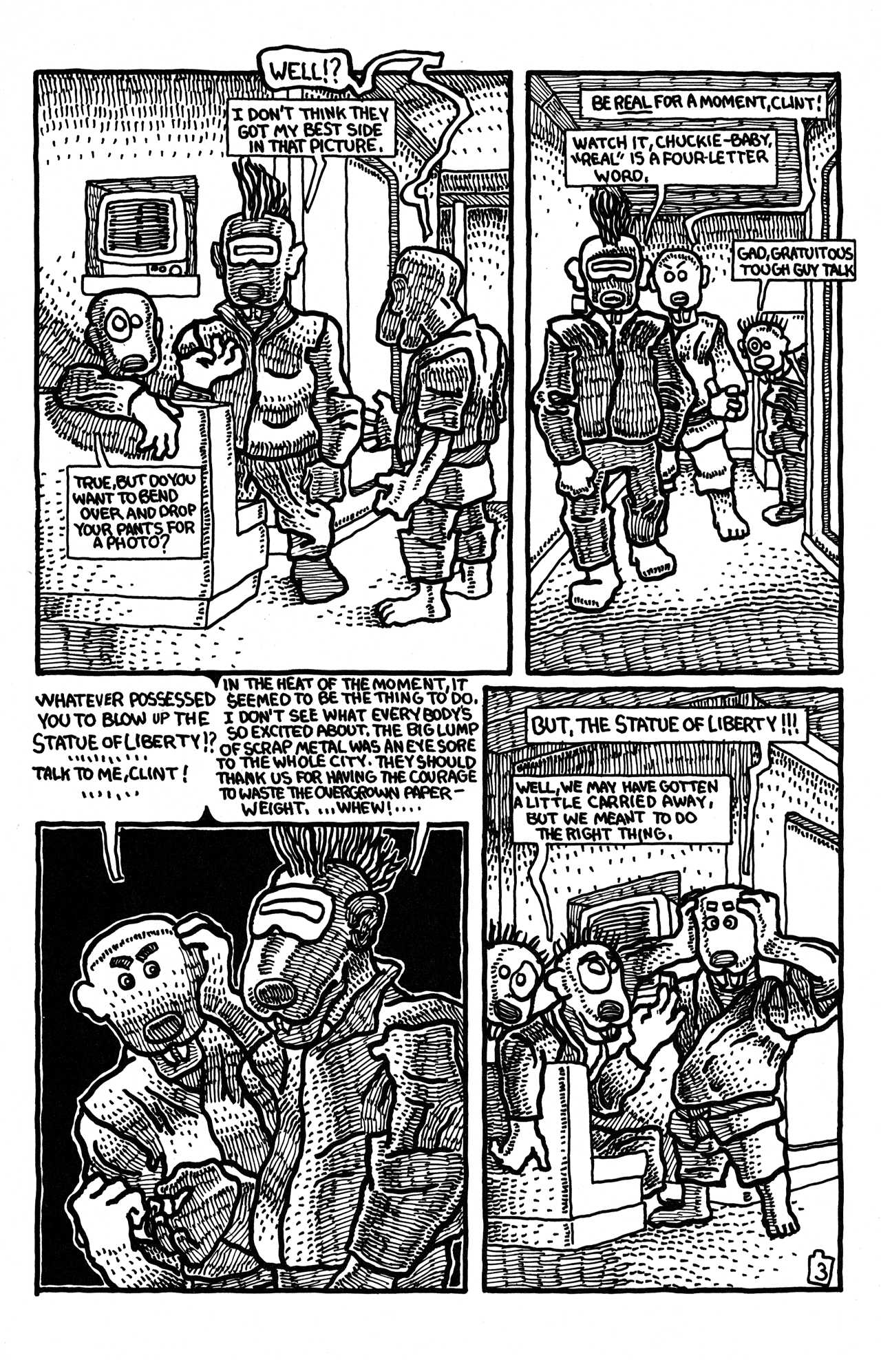 Read online Adolescent Radioactive Black Belt Hamsters comic -  Issue #4 - 5