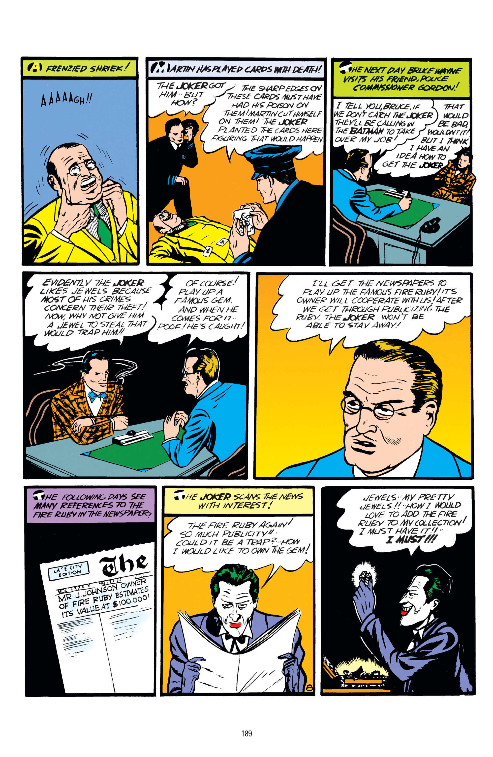Read online Batman: The Golden Age Omnibus comic -  Issue # TPB 1 - 189