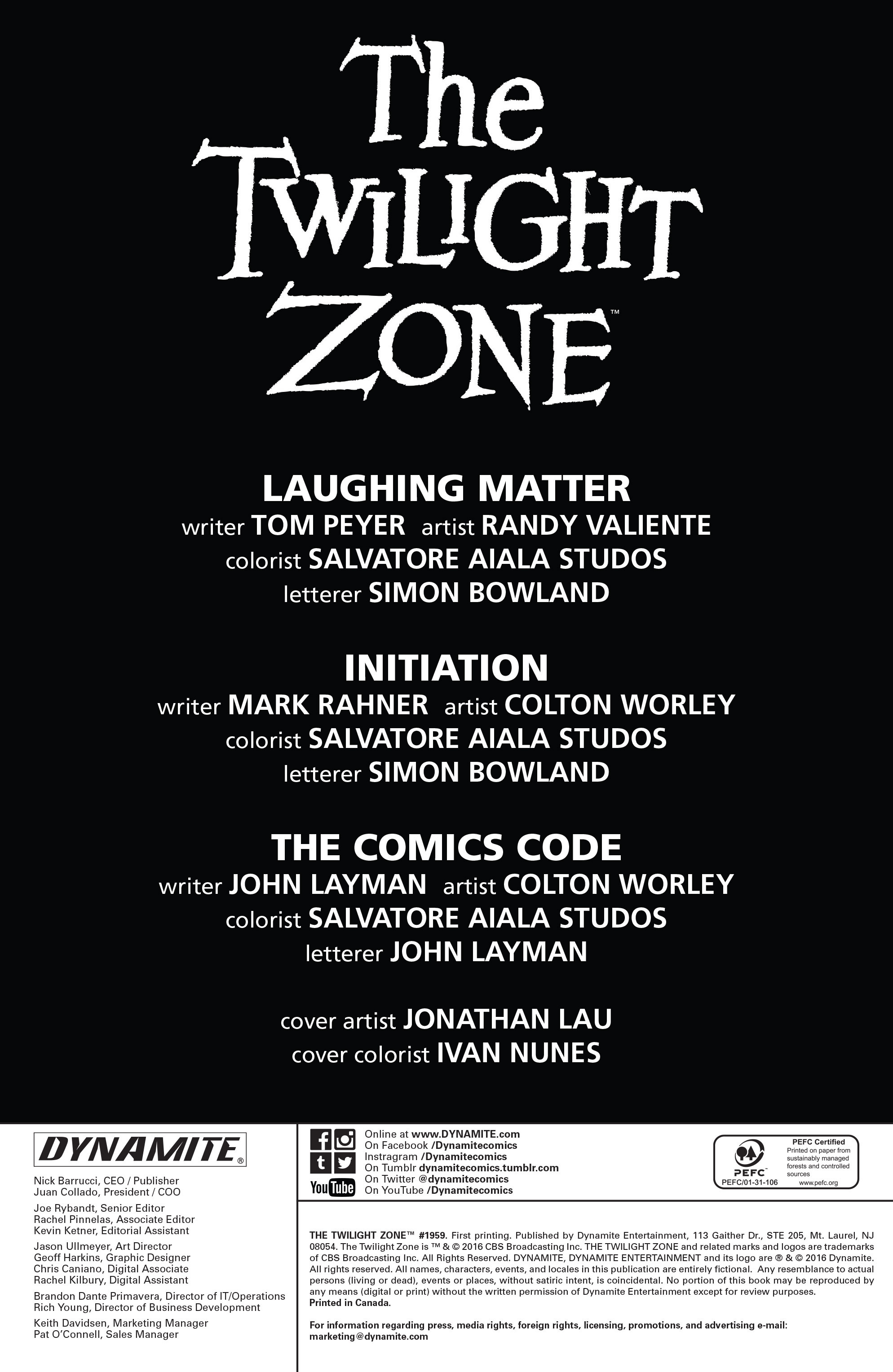 Read online The Twilight Zone: 1959 comic -  Issue # Full - 2