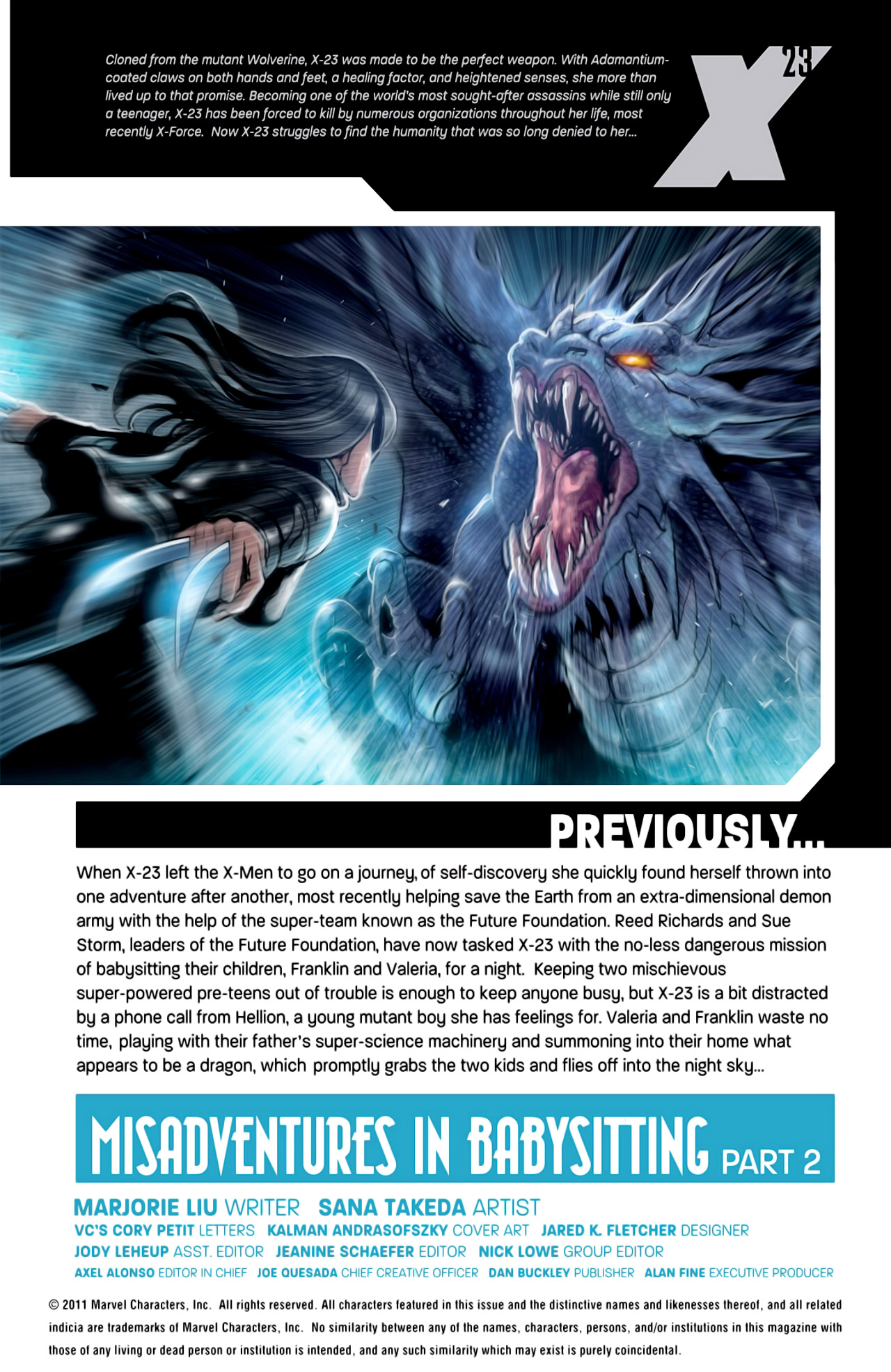 Read online X-23 (2010) comic -  Issue #18 - 2