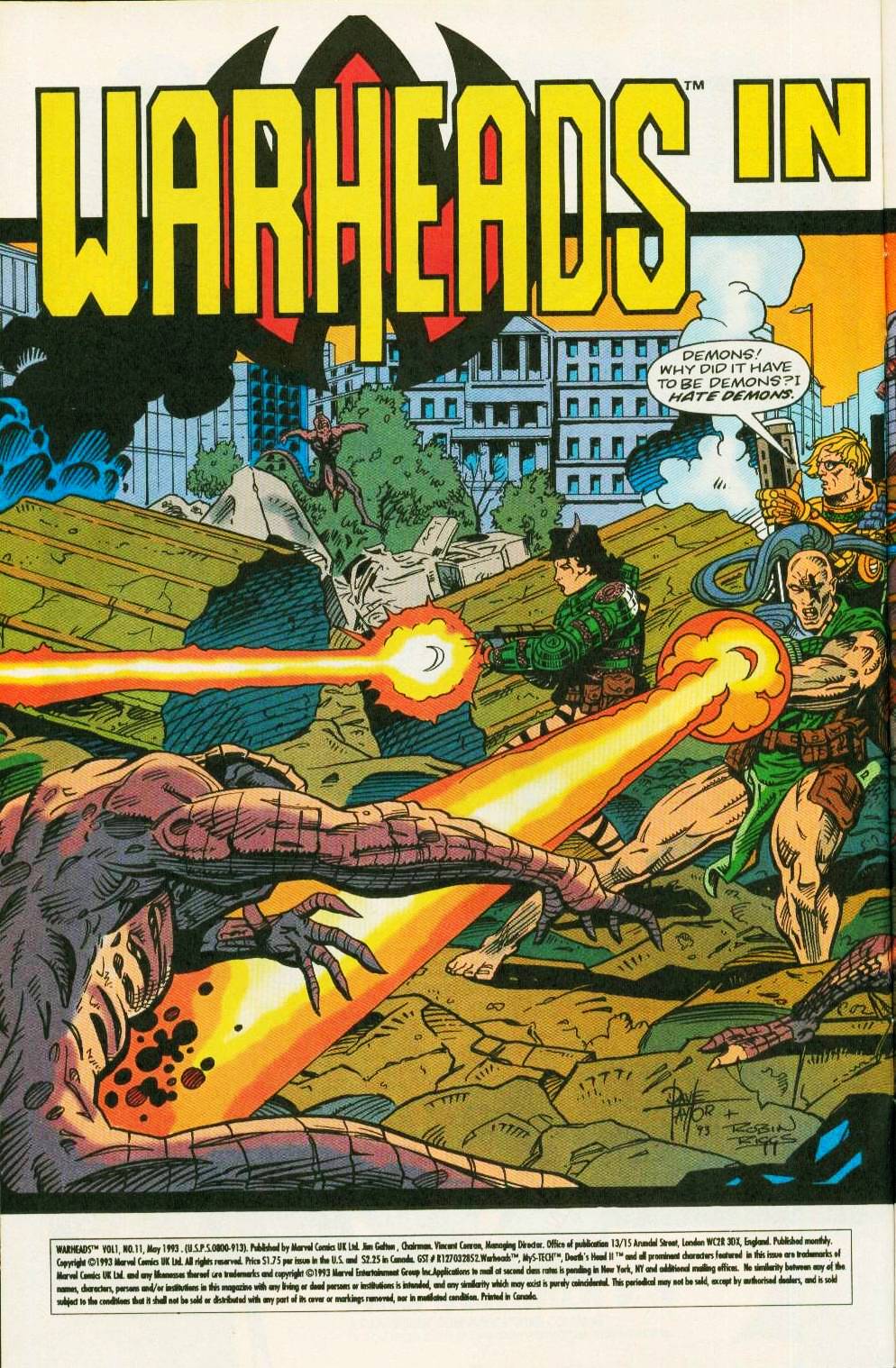 Read online Warheads comic -  Issue #11 - 3