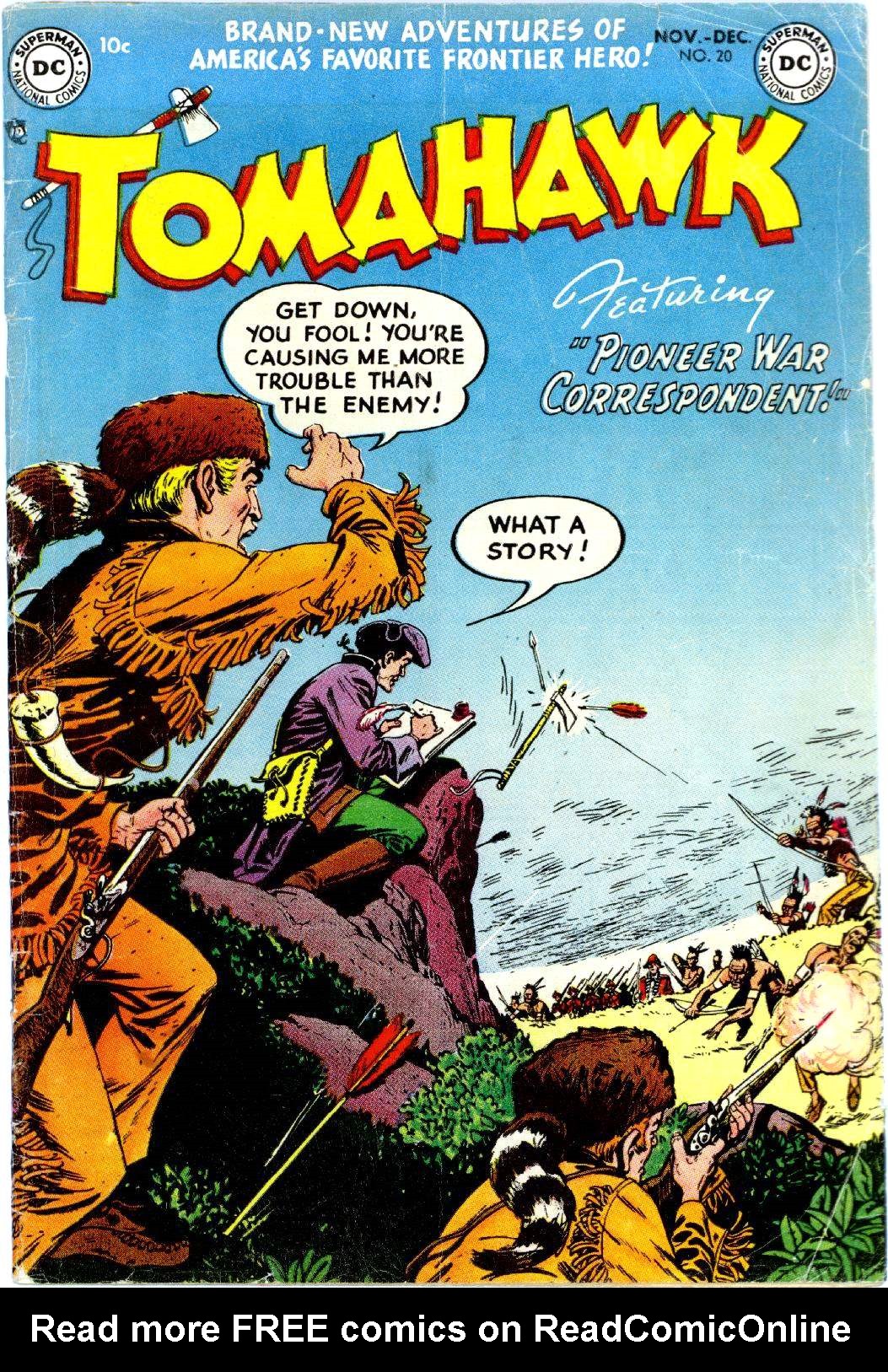 Read online Tomahawk comic -  Issue #20 - 1