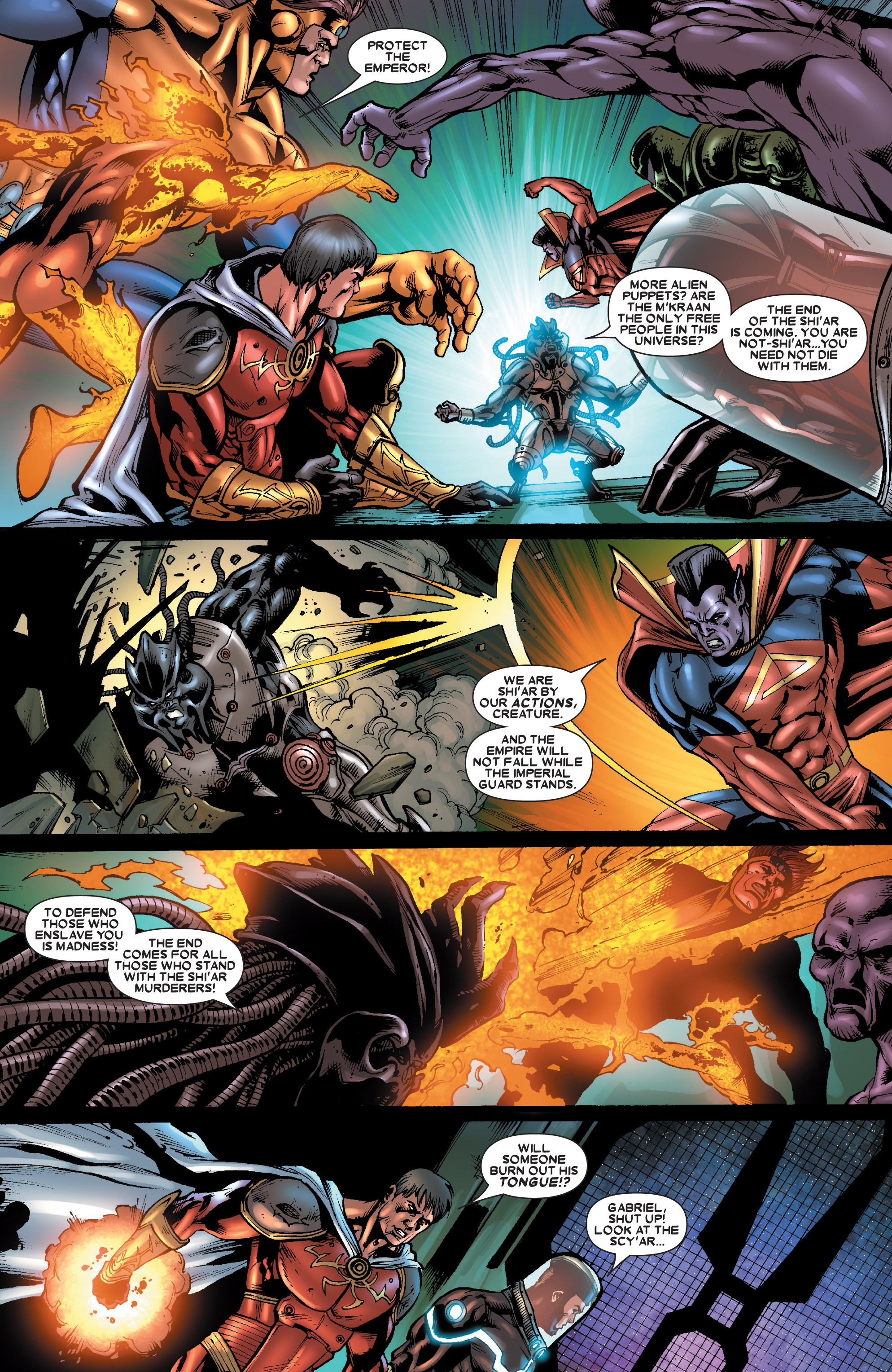 Read online X-Men: Emperor Vulcan comic -  Issue #4 - 14