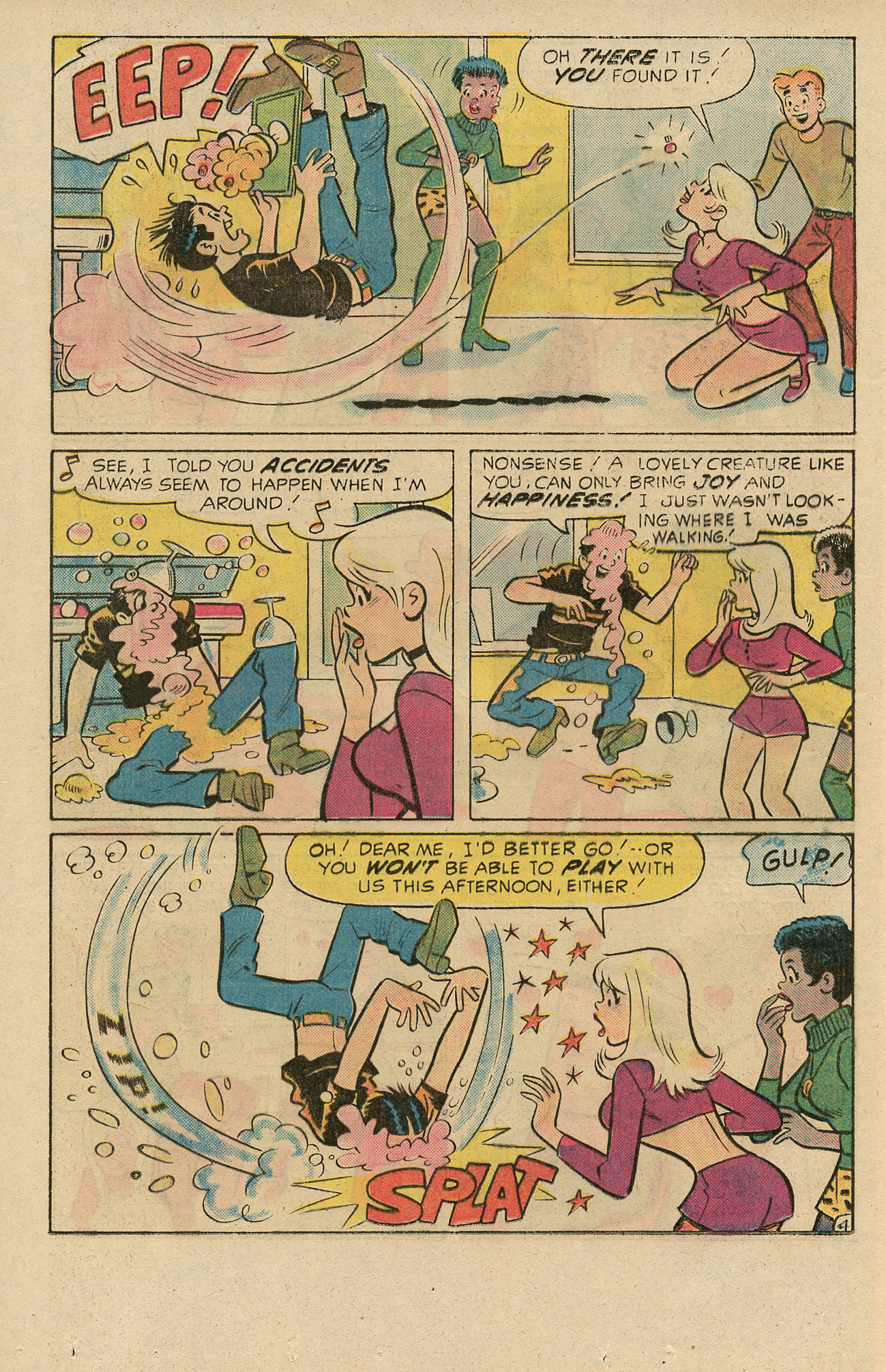 Read online Archie's TV Laugh-Out comic -  Issue #44 - 16