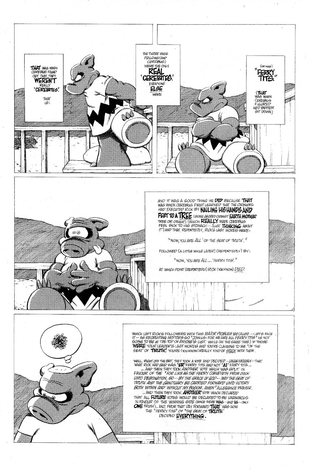 Cerebus Issue #275 #274 - English 14 Cerebus Issue #275 #274 - English 14