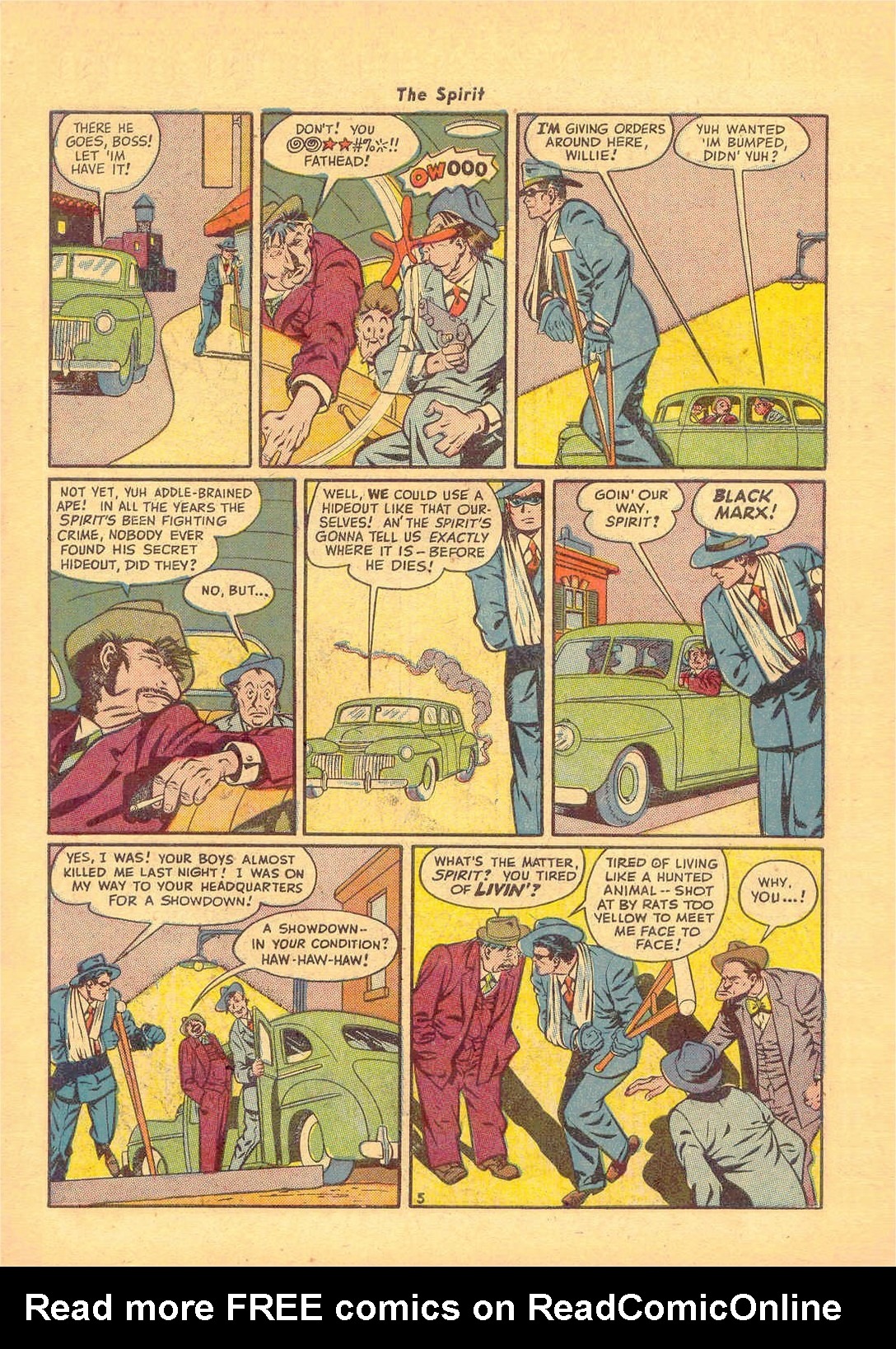 Read online The Spirit (1944) comic -  Issue #8 - 7
