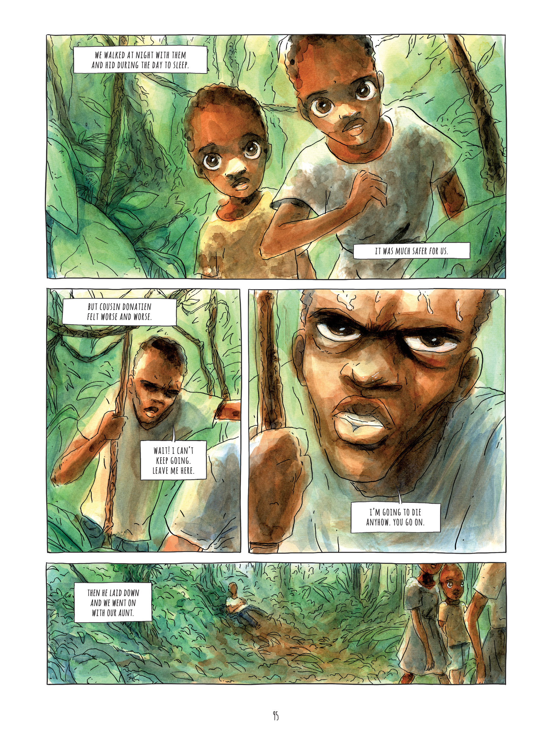 Read online Alice on the Run: One Child's Journey Through the Rwandan Civil War comic -  Issue # TPB - 94