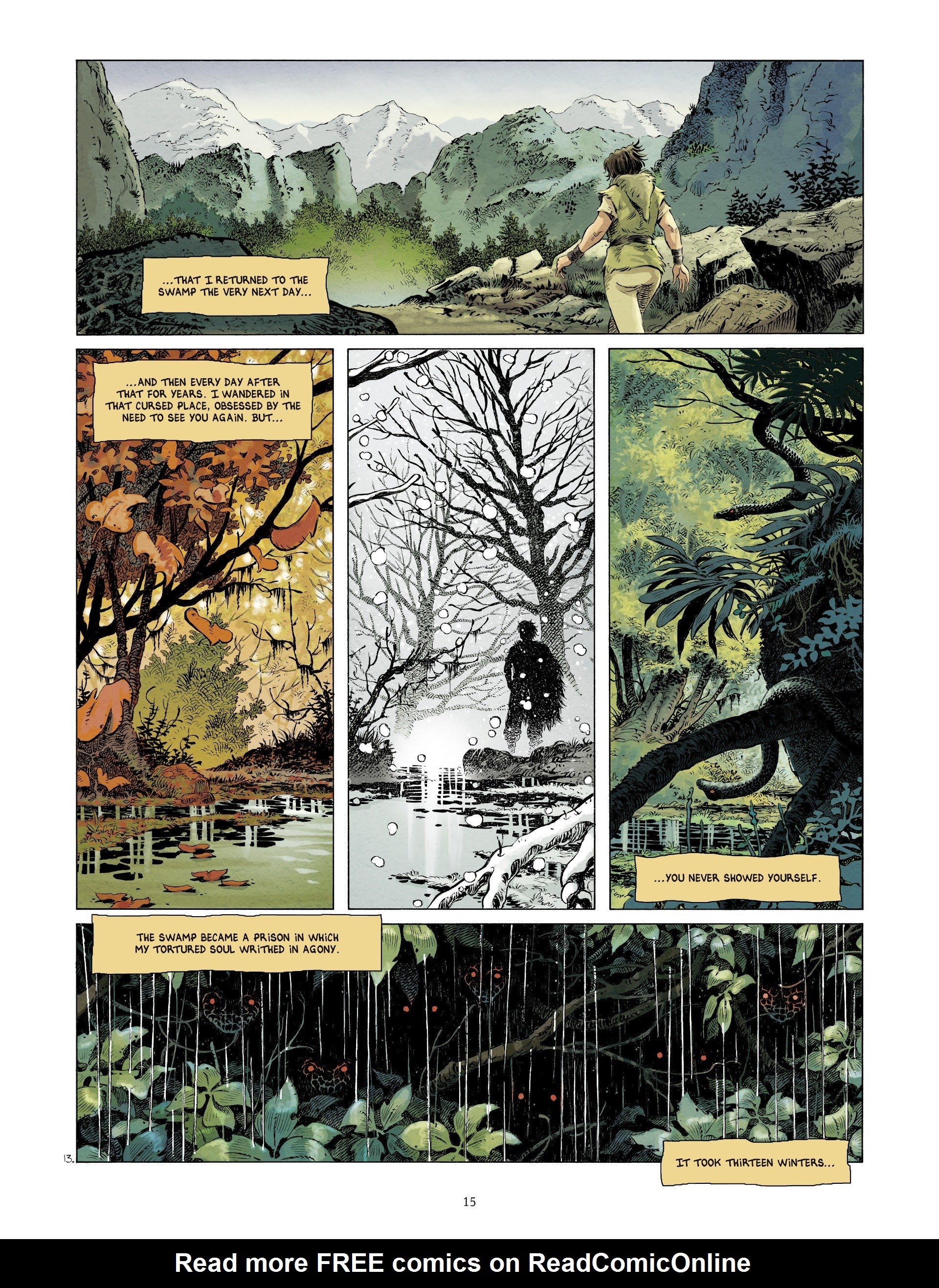 Read online Layla: A Tale of the Scarlet Swamp comic -  Issue # TPB - 17