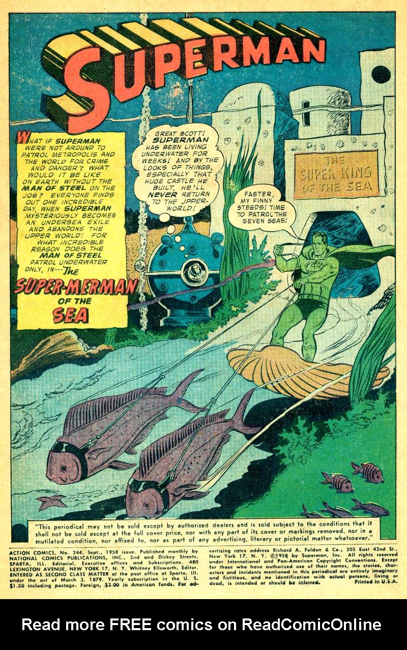 Action Comics (1938) issue 244 - Page 3
