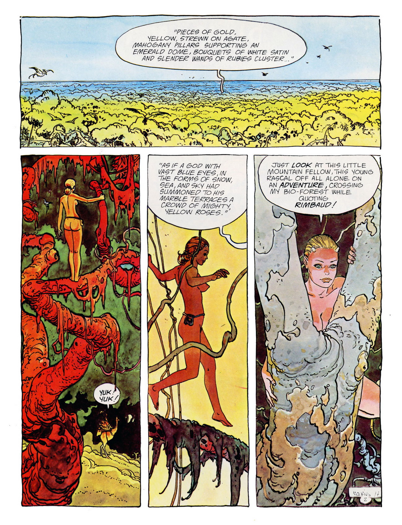 Read online Heavy Metal Presents Is Man Good? comic -  Issue # Full - 49
