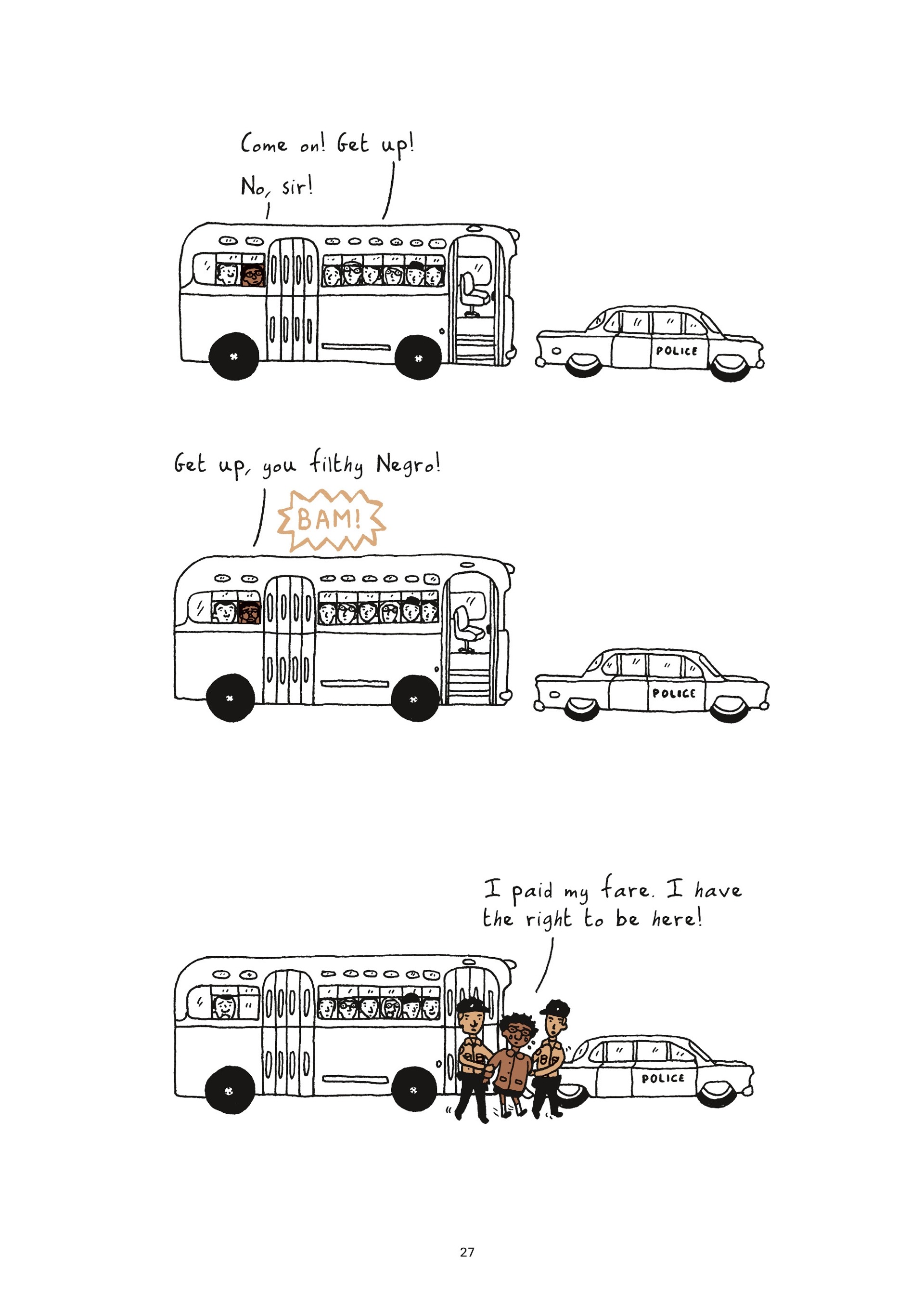 Read online Colored: The Unsung Life of Claudette Colvin comic -  Issue # TPB - 27