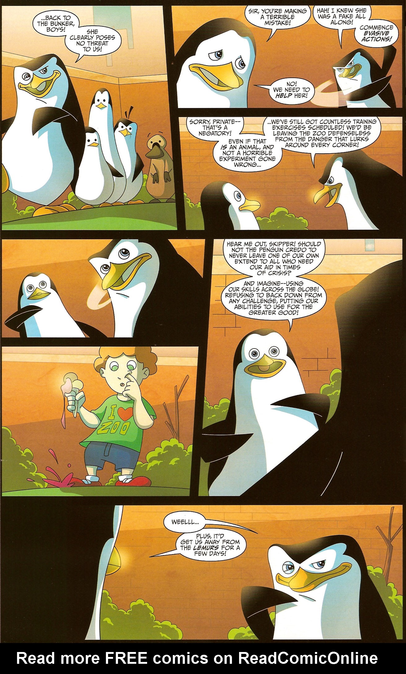 Read online Penguins of Madagascar comic -  Issue #1 - 8
