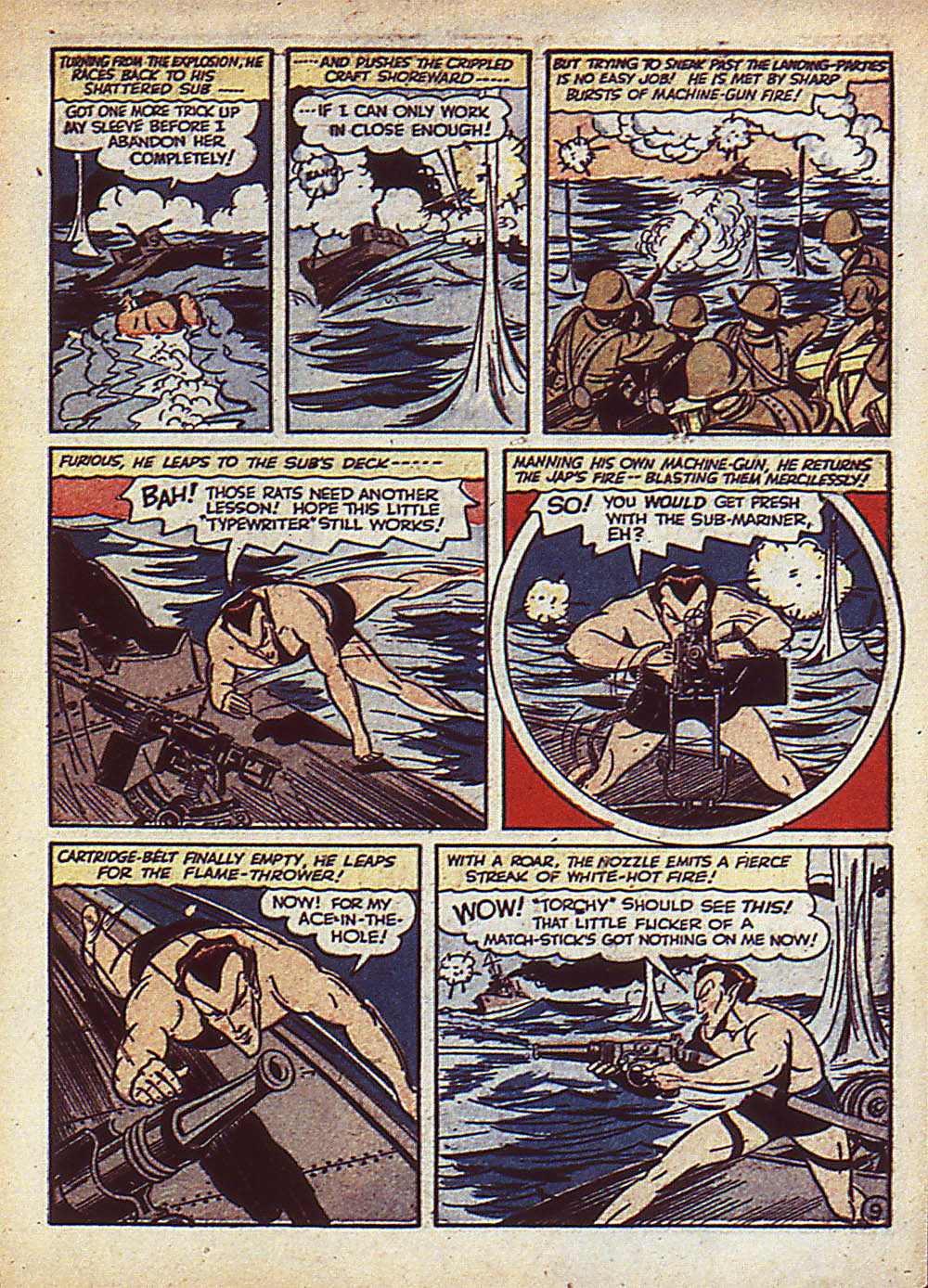 Read online Sub-Mariner Comics comic -  Issue #5 - 12