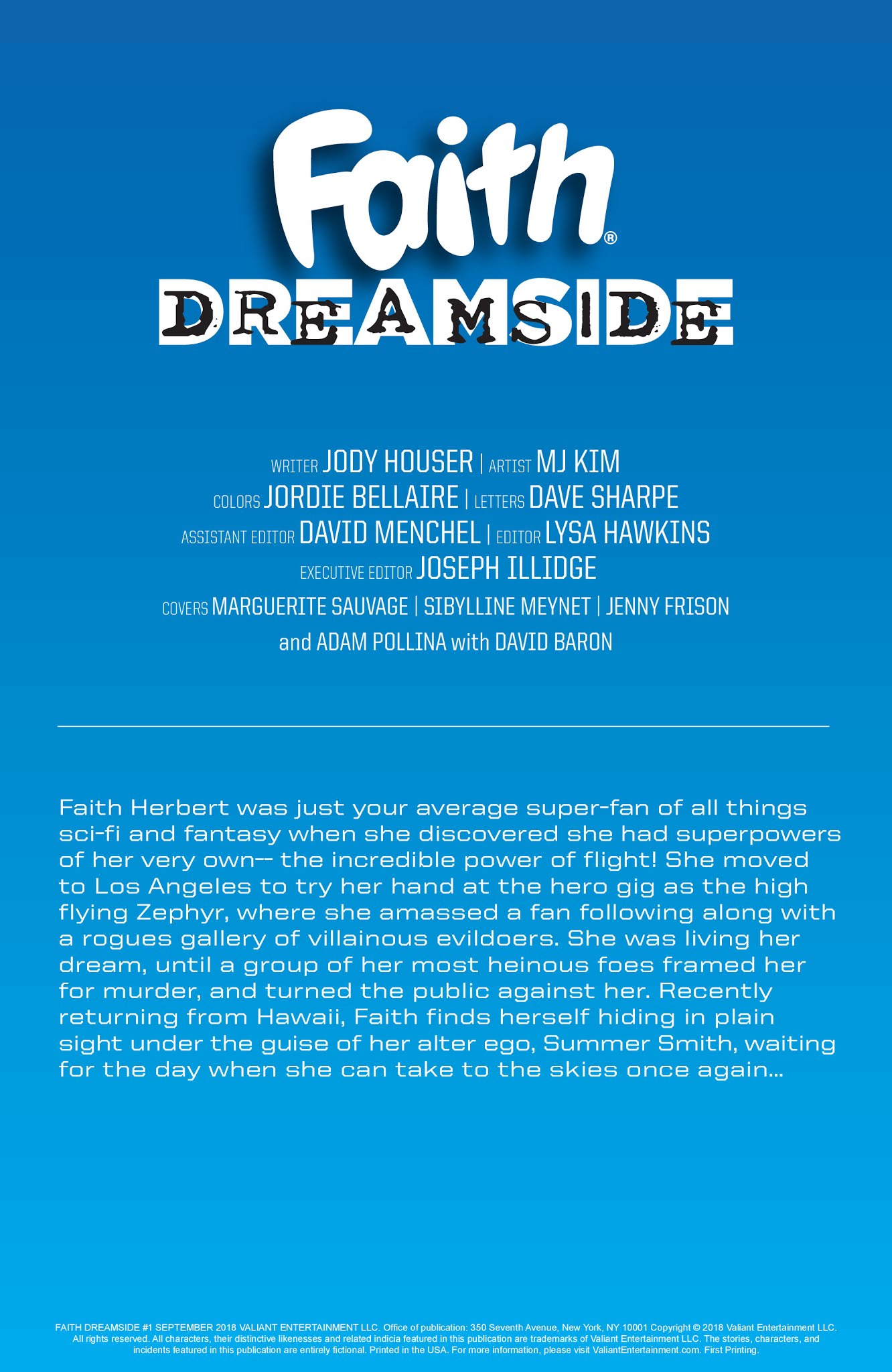 Read online Faith Dreamside comic -  Issue #1 - 2