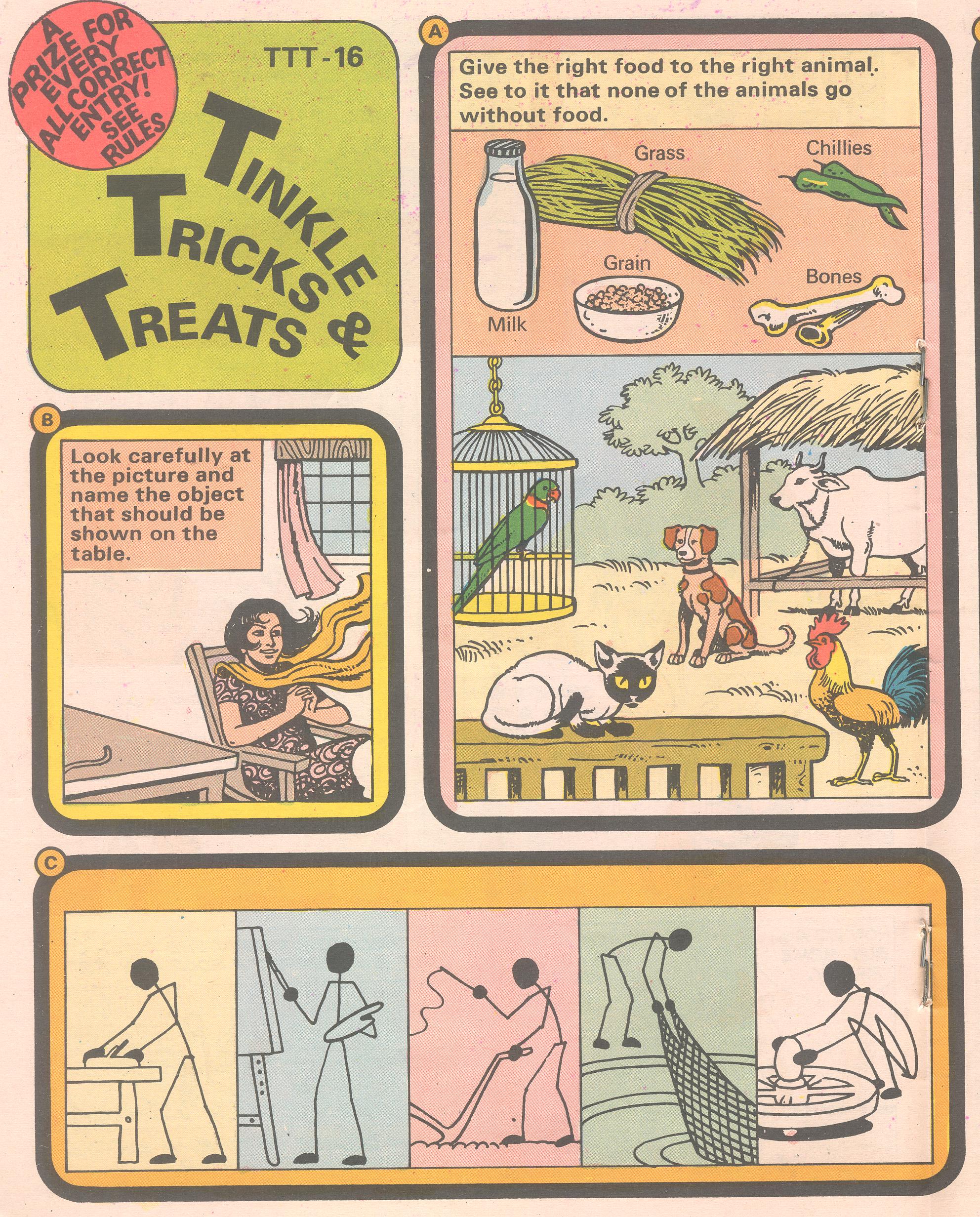 Read online Tinkle comic -  Issue #16 - 16
