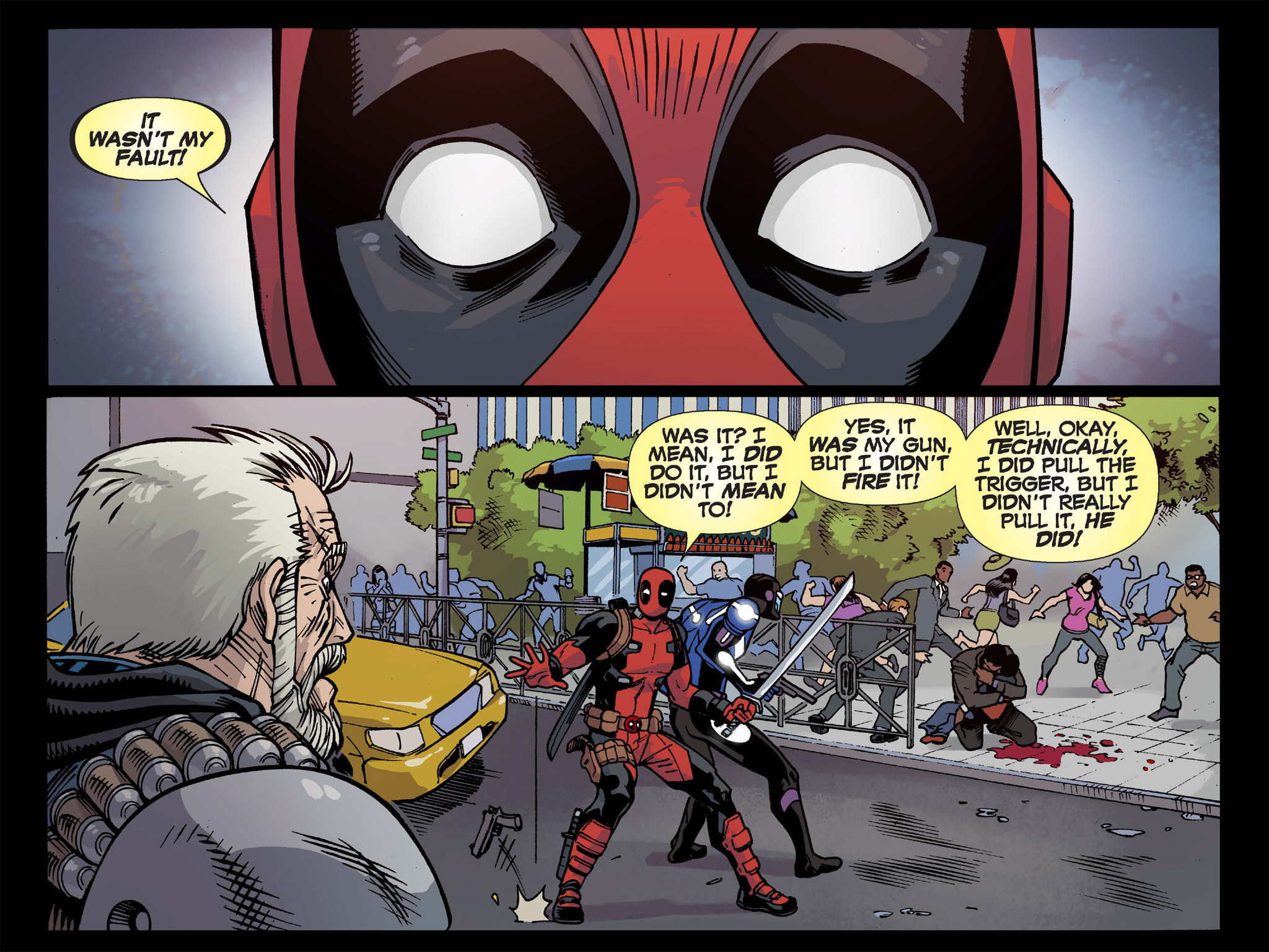 Read online Deadpool & Cable: Split Second Infinite Comic comic -  Issue #3 - 10