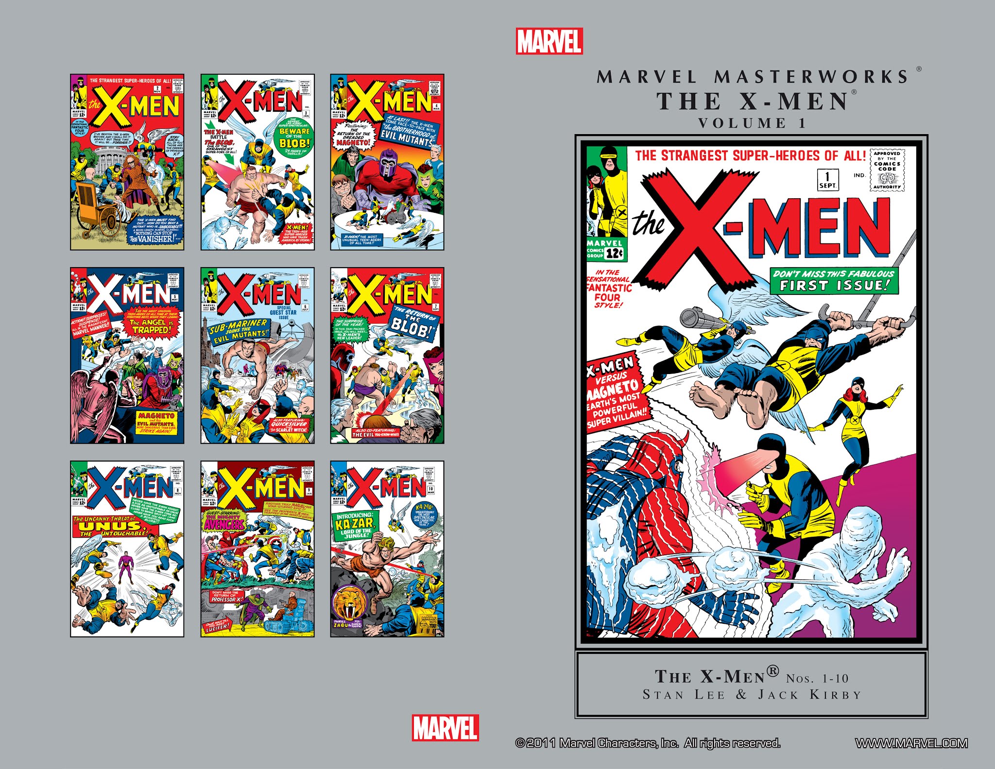 Read online Marvel Masterworks: The X-Men comic -  Issue # TPB 1 (Part 1) - 2
