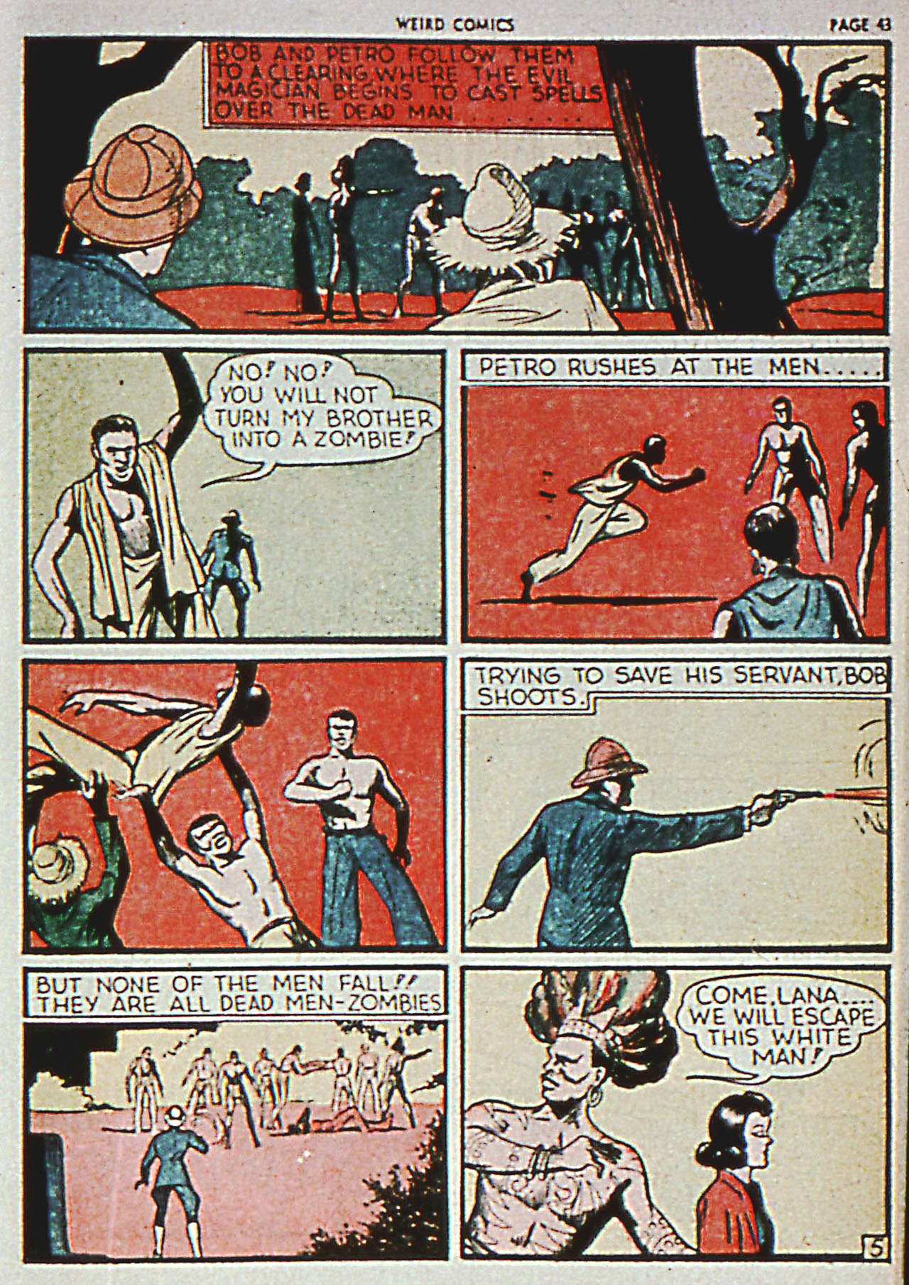 Read online Weird Comics comic -  Issue #1 - 43