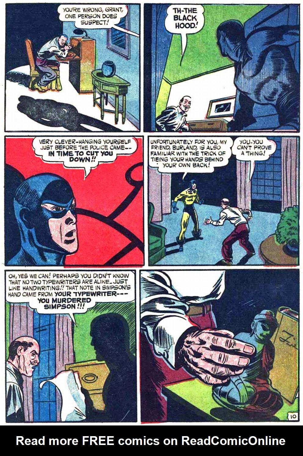 Read online Black Hood Comics comic -  Issue #15 - 13