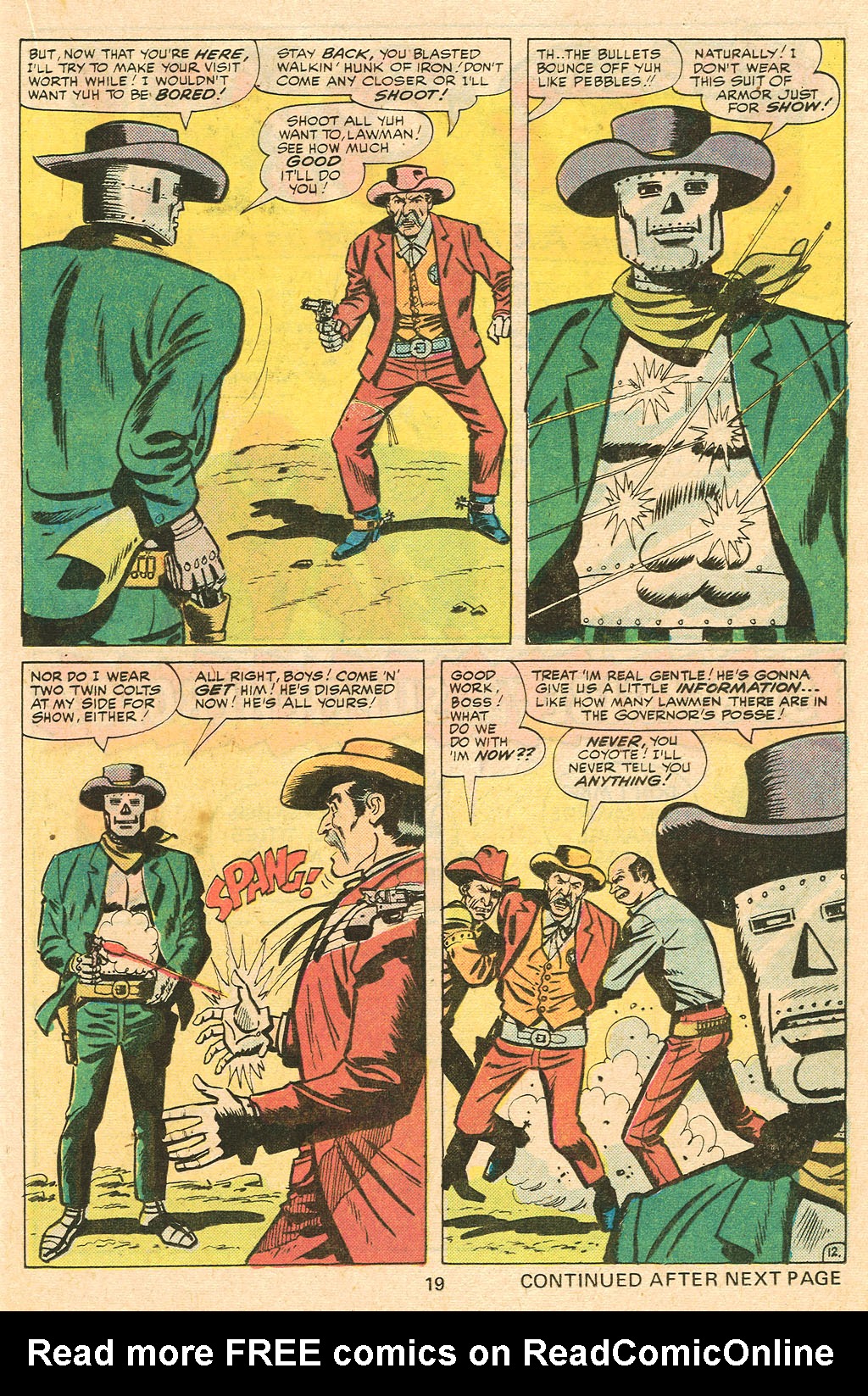 Read online Kid Colt Outlaw comic -  Issue #215 - 21