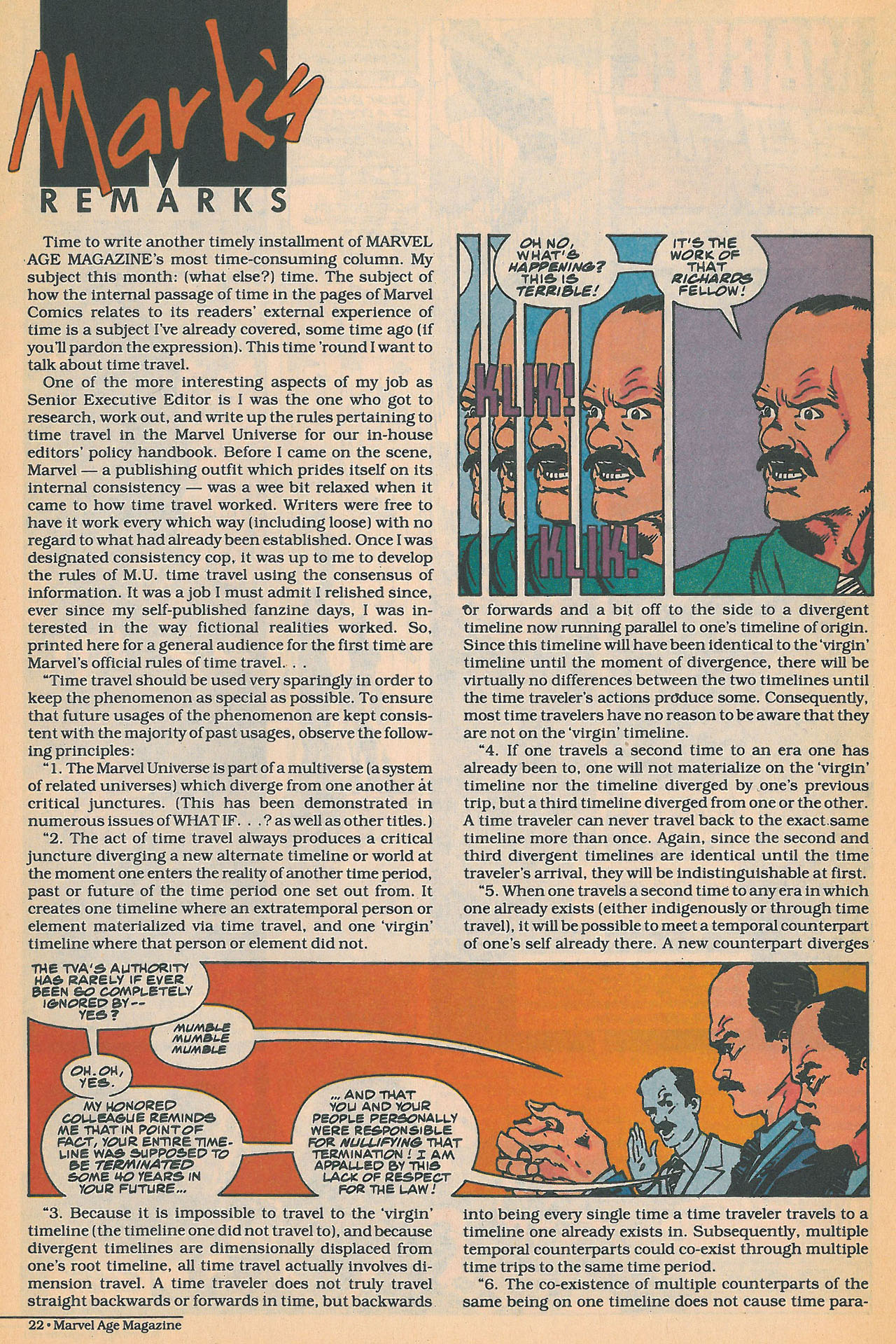 Read online Marvel Age comic -  Issue #117 - 23