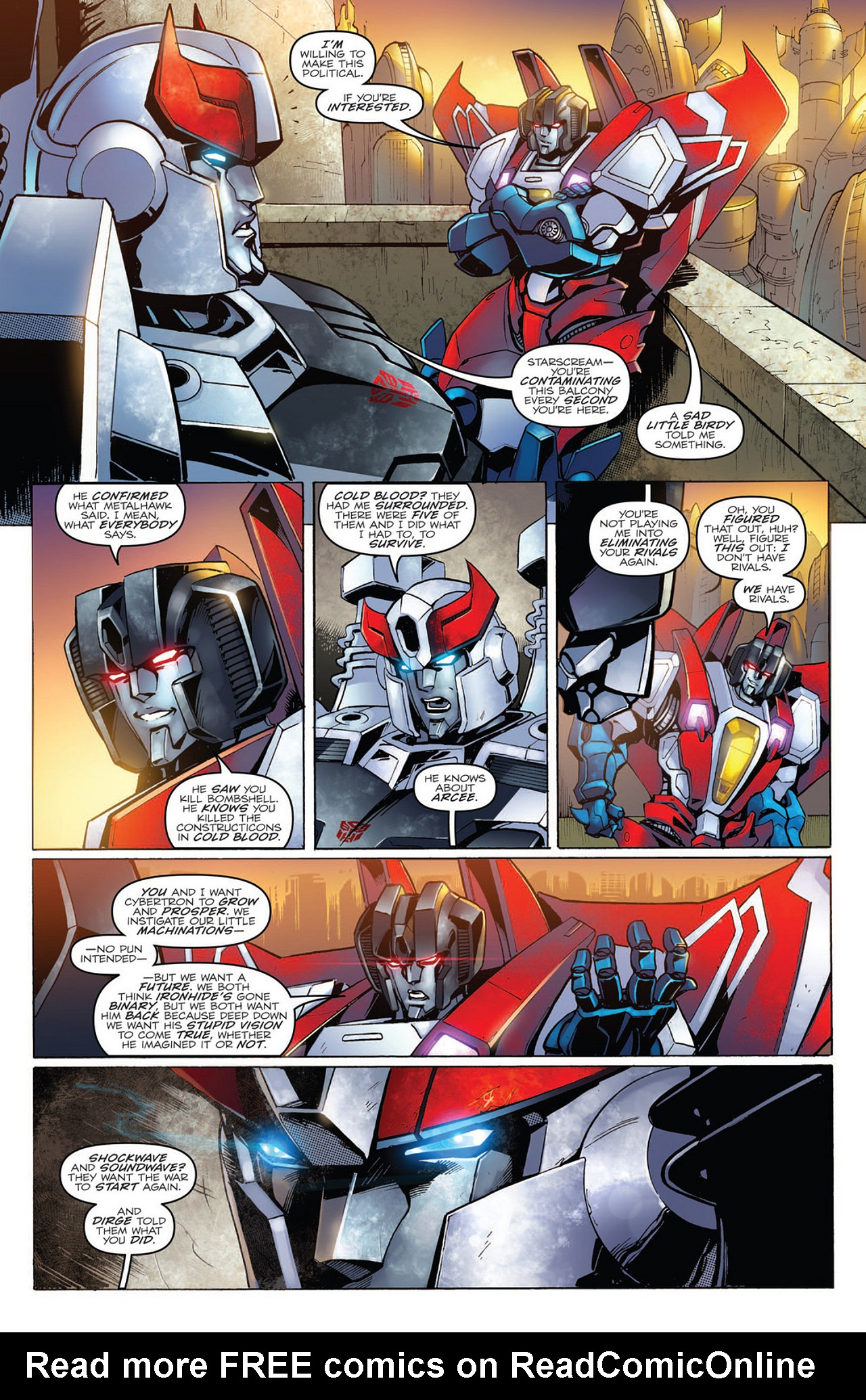 Read online Transformers: Robots In Disguise (2012) comic -  Issue #11 - 16