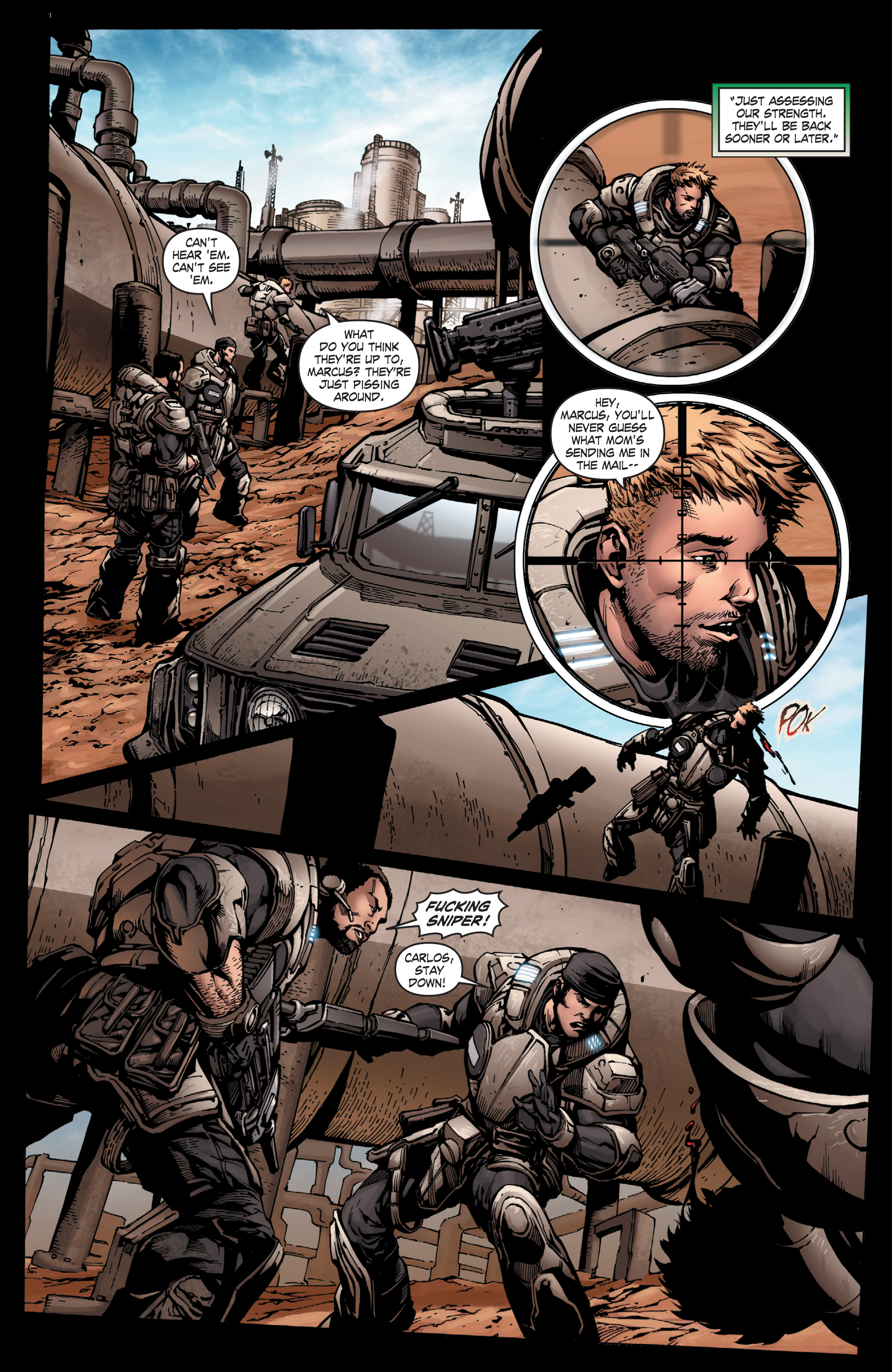 Read online Gears Of War comic -  Issue #17 - 19