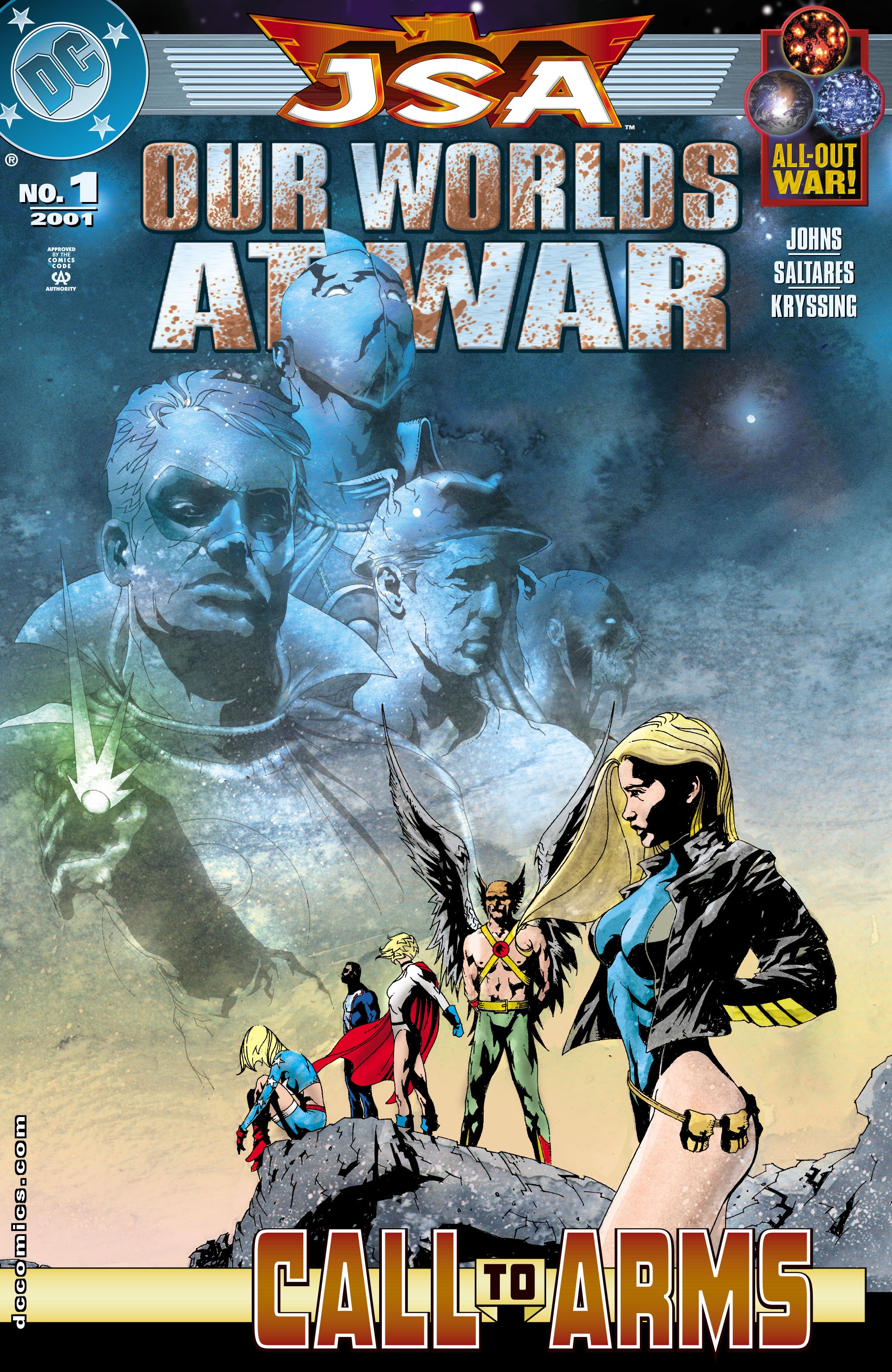 Read online JSA: Our Worlds at War comic -  Issue # Full - 1