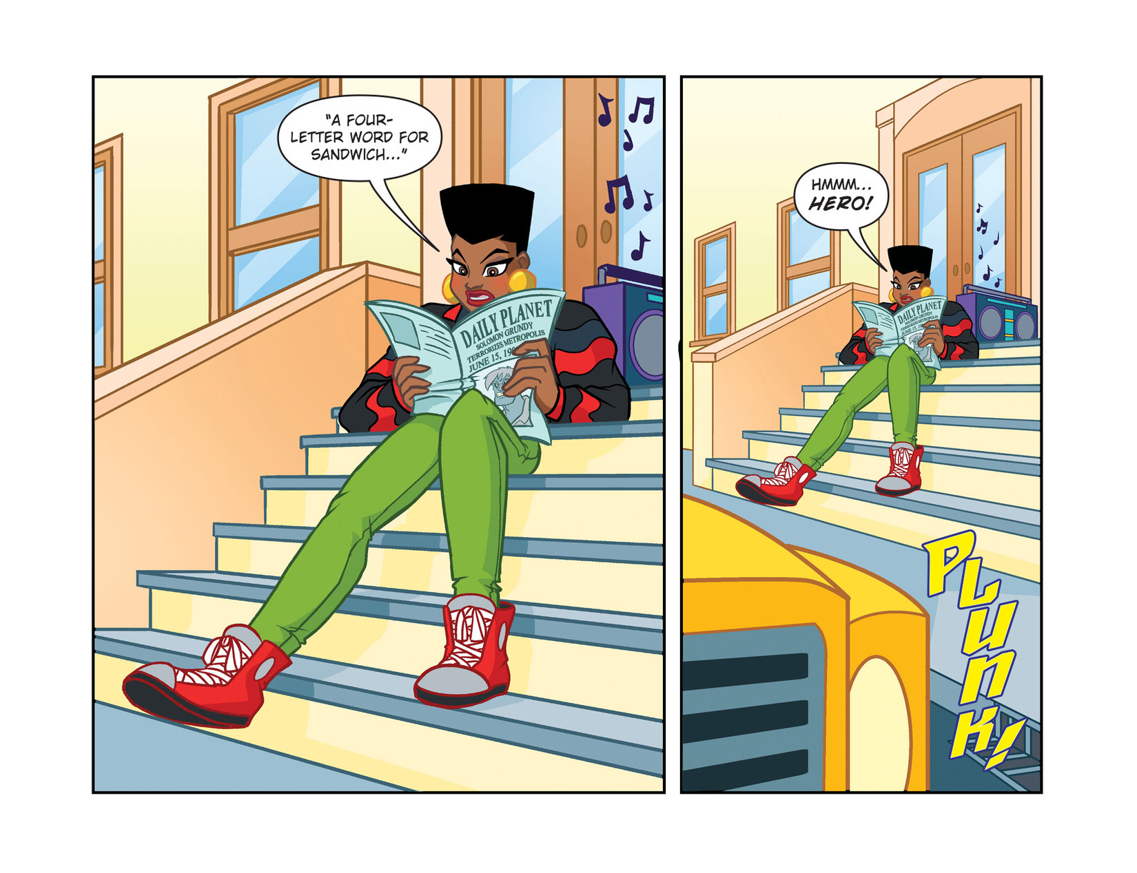 Read online DC Super Hero Girls: Past Times at Super Hero High comic -  Issue #8 - 17