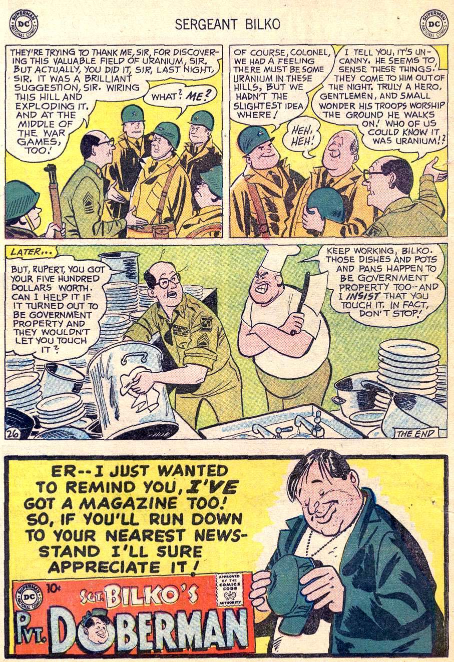 Read online Sergeant Bilko comic -  Issue #15 - 32