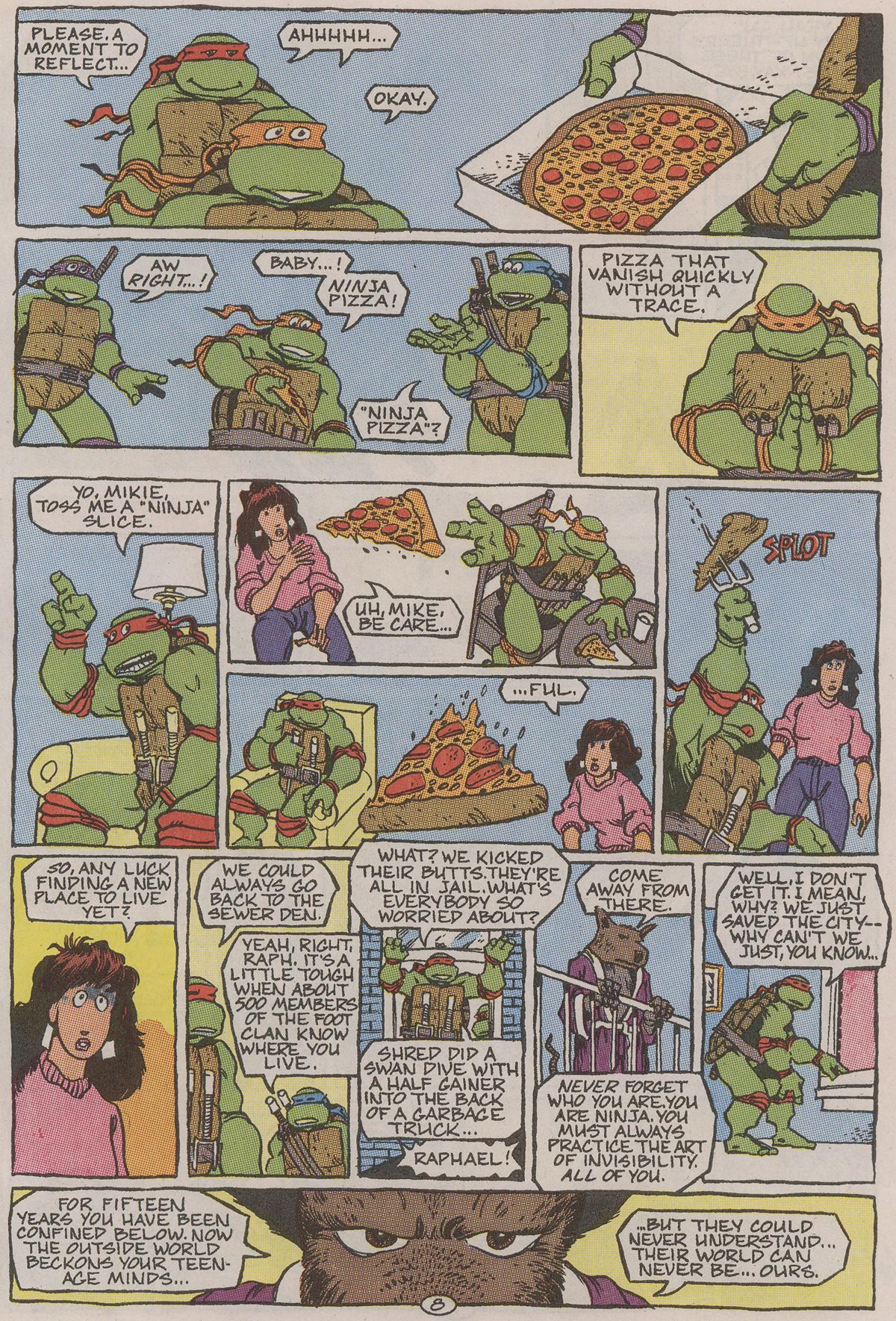 Read online Teenage Mutant Ninja Turtles II: The Secret of the Ooze Official Movie Adaptation comic -  Issue # Full - 9