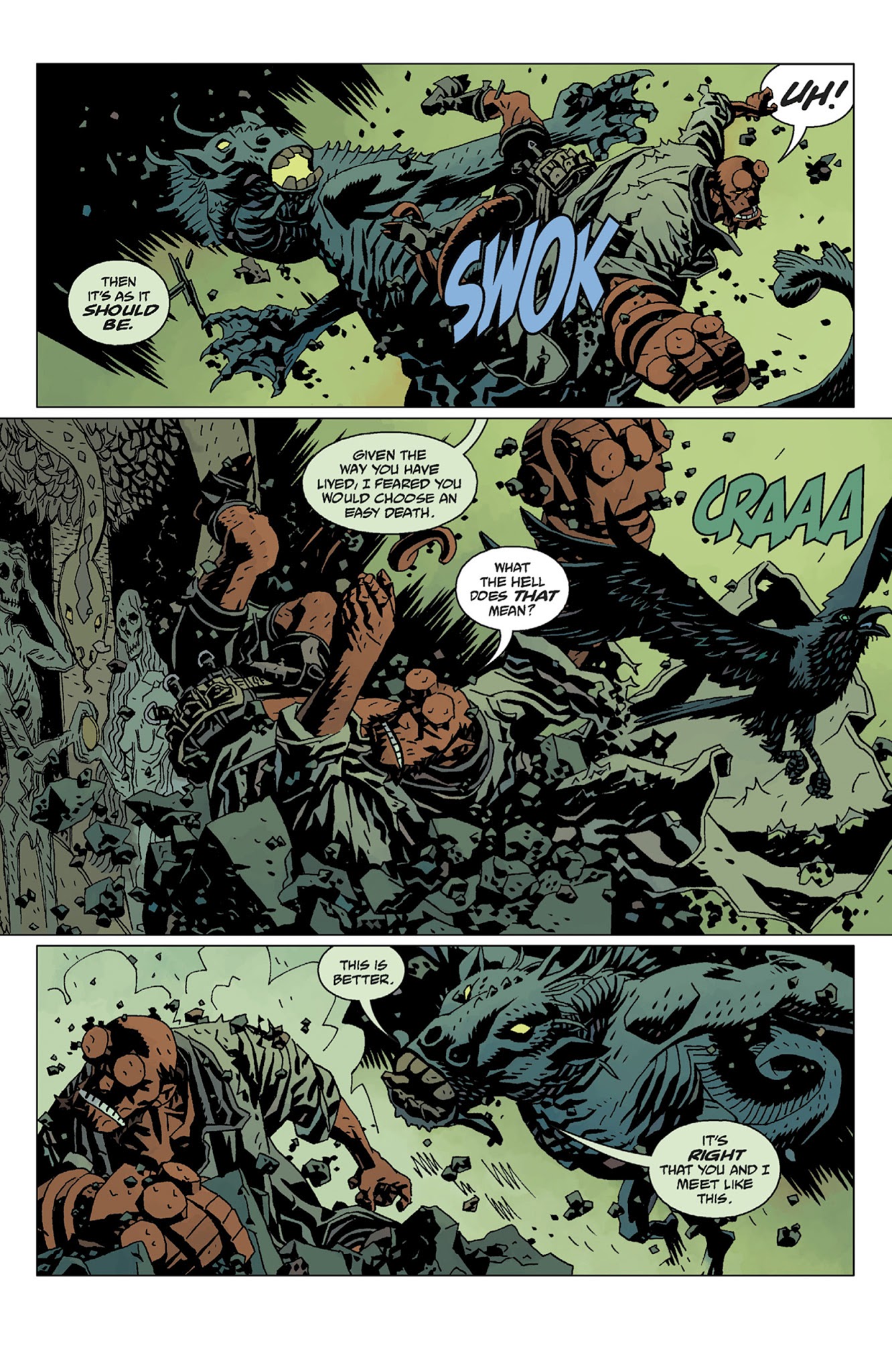 Read online Hellboy: The Storm And The Fury comic -  Issue # TPB - 121
