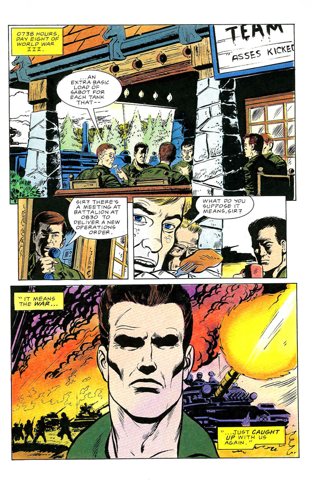 Read online Team Yankee comic -  Issue #4 - 19