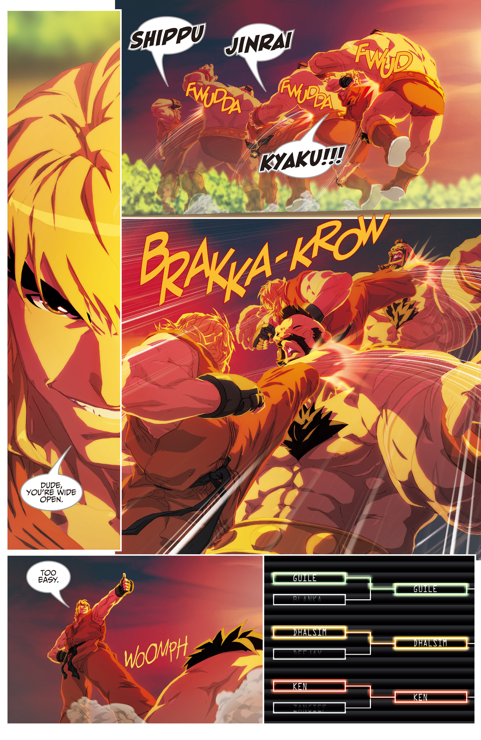 Read online Street Fighter II Turbo comic -  Issue #8 - 19