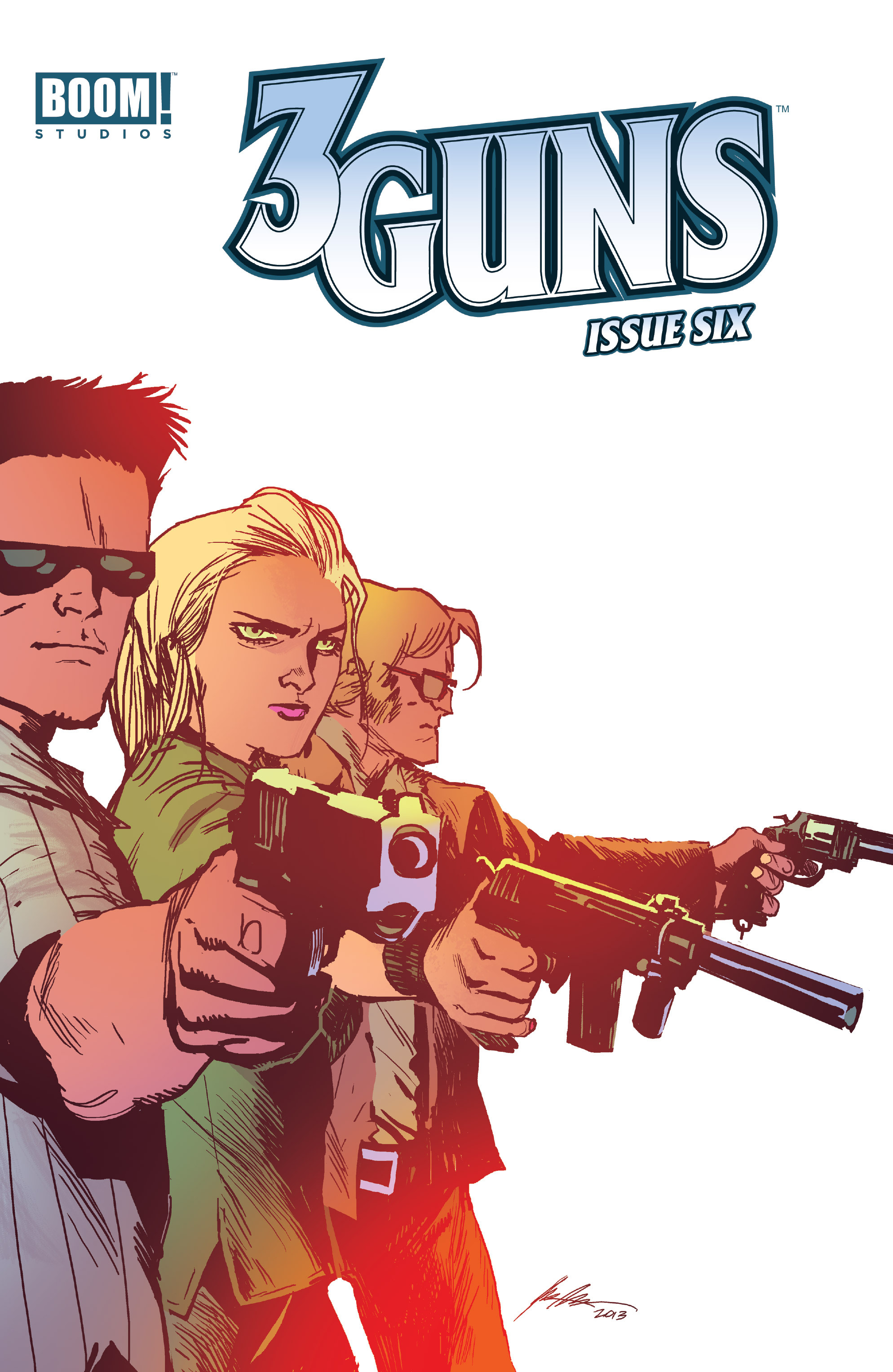 Read online 3 Guns comic -  Issue #6 - 1