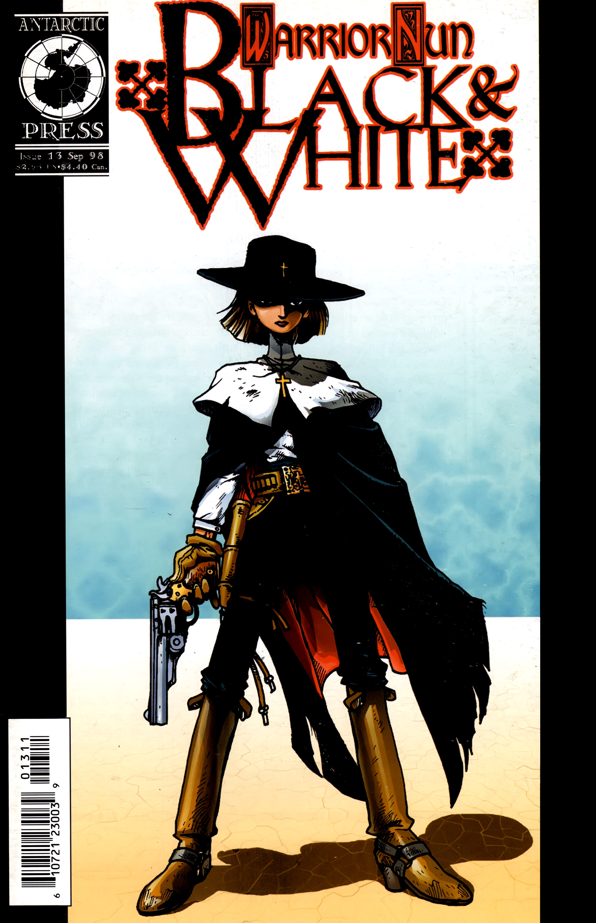 Read online Warrior Nun: Black & White comic -  Issue #13 - 1