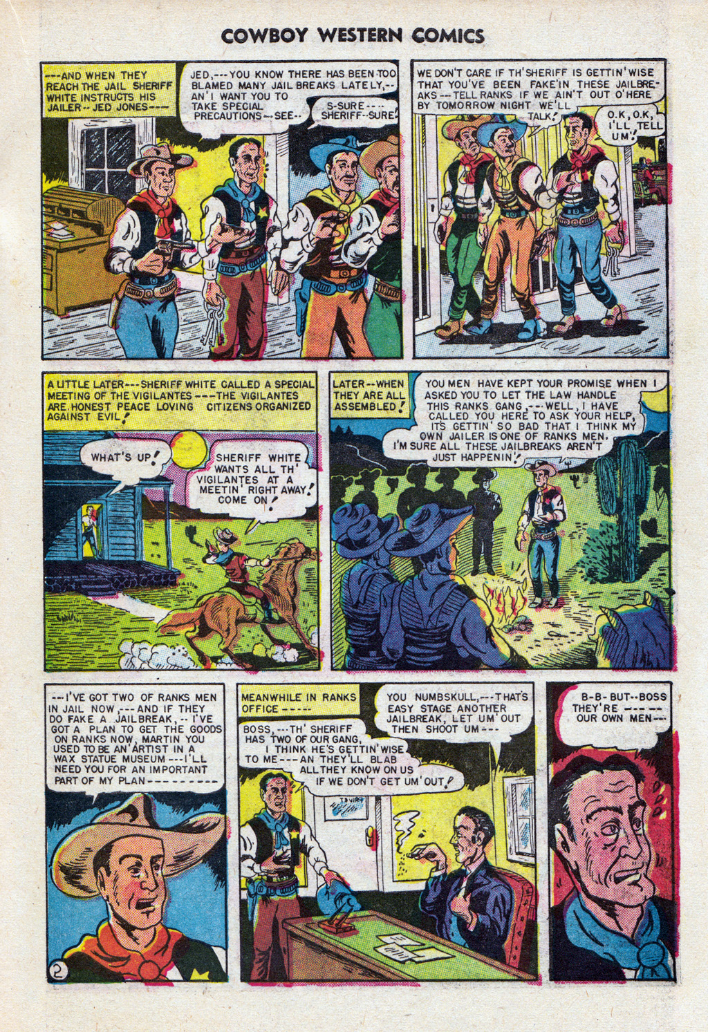 Read online Cowboy Western Comics (1948) comic -  Issue #23 - 17