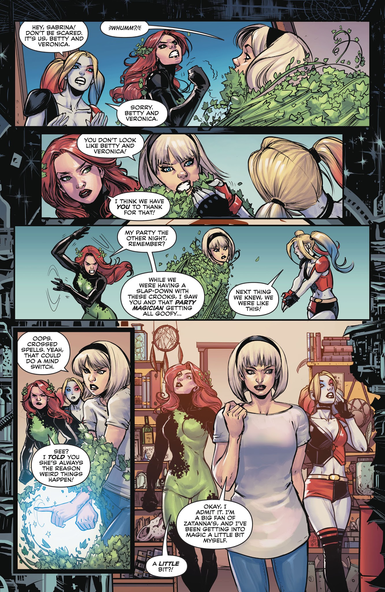 Read online Harley & Ivy Meet Betty & Veronica comic -  Issue #5 - 6