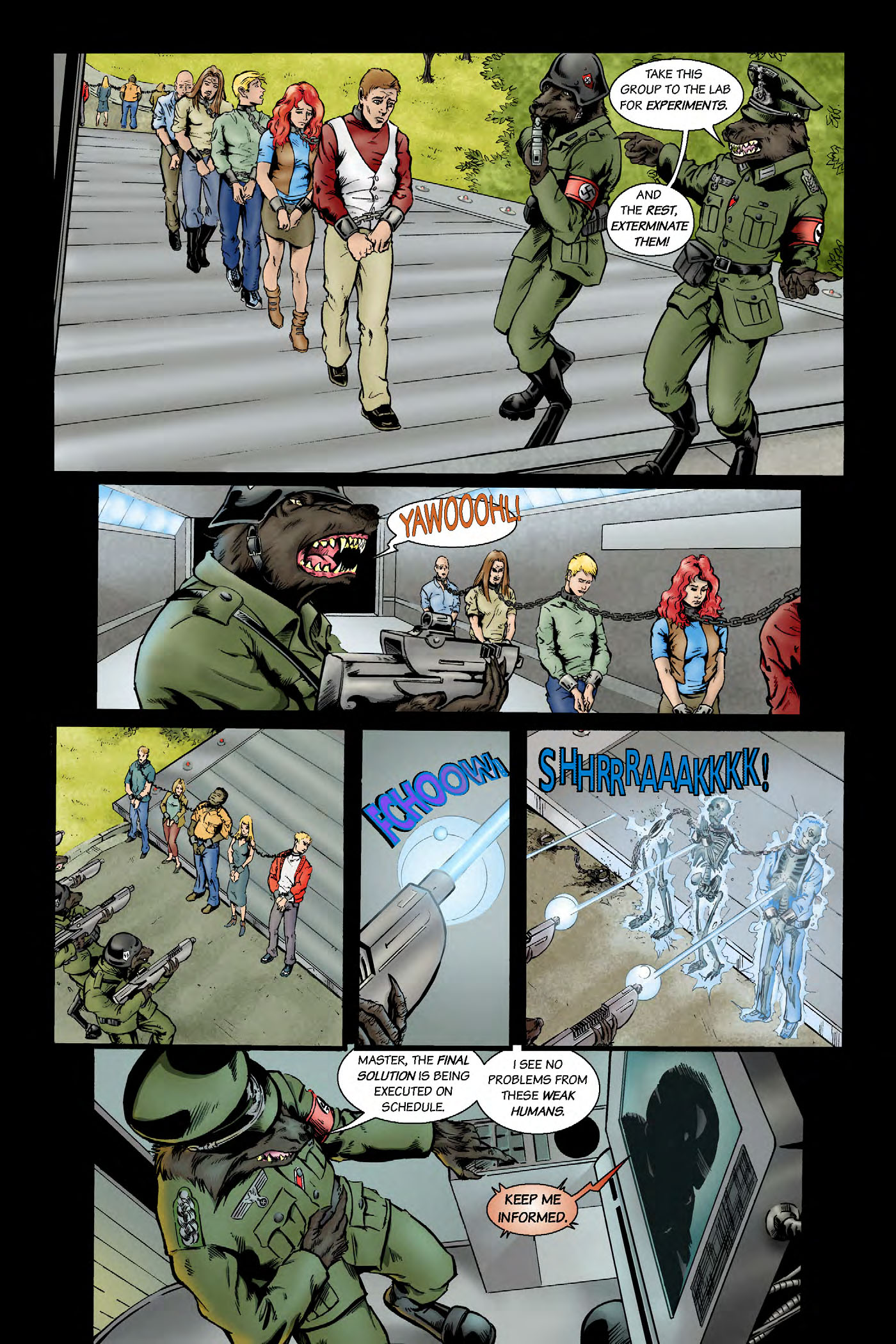 Read online Nazi Werewolves from Outer Space comic -  Issue #1 - 9