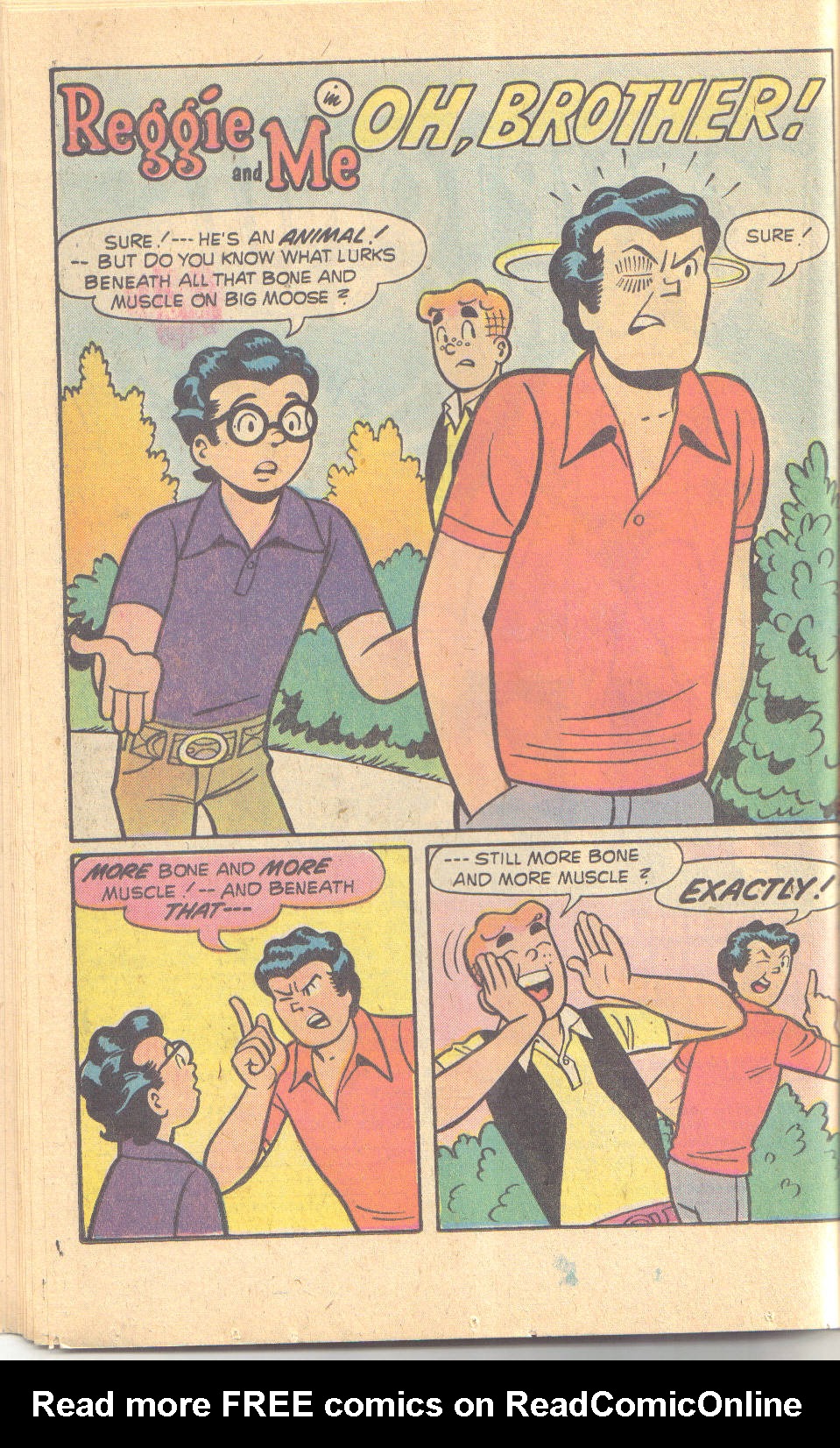 Read online Reggie and Me (1966) comic -  Issue #116 - 20