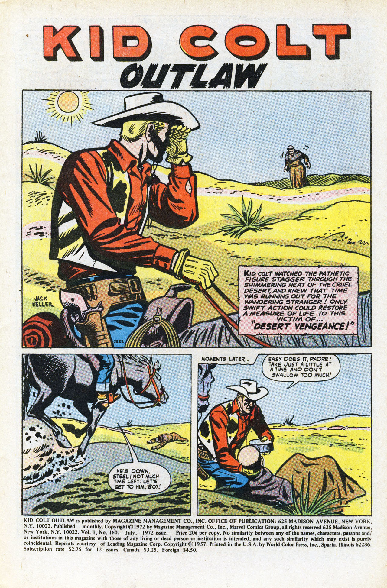Read online Kid Colt Outlaw comic -  Issue #160 - 3