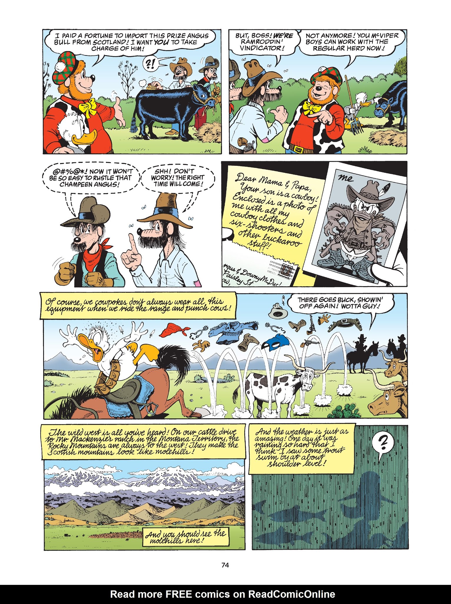 Read online Walt Disney Uncle Scrooge and Donald Duck: The Don Rosa Library comic -  Issue # TPB 4 (Part 1) - 75