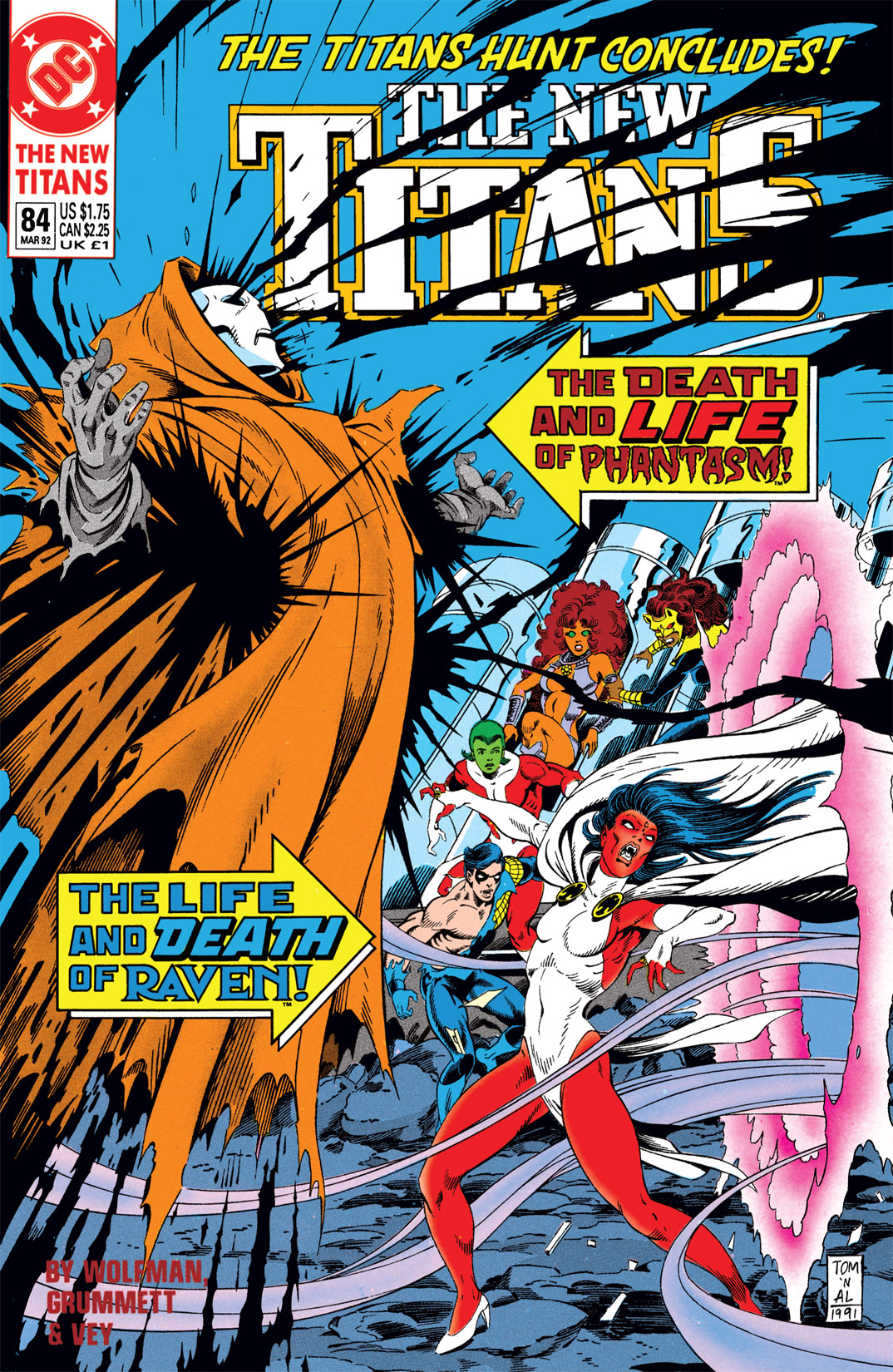 Read online The New Titans (1988) comic -  Issue #84 - 1