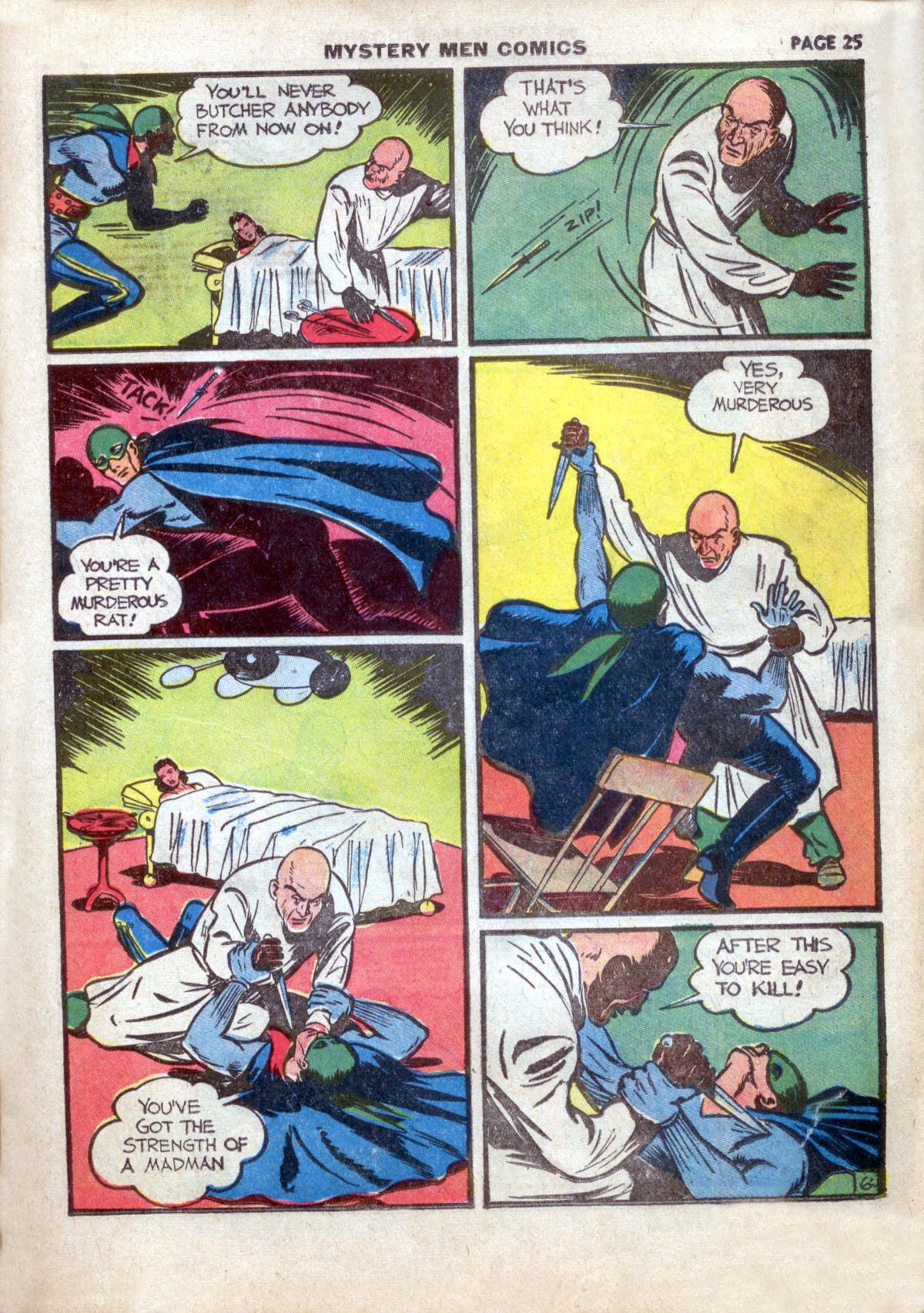 Read online Mystery Men Comics comic -  Issue #13 - 29