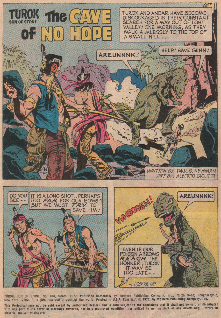 Read online Turok, Son of Stone comic -  Issue #108 - 3