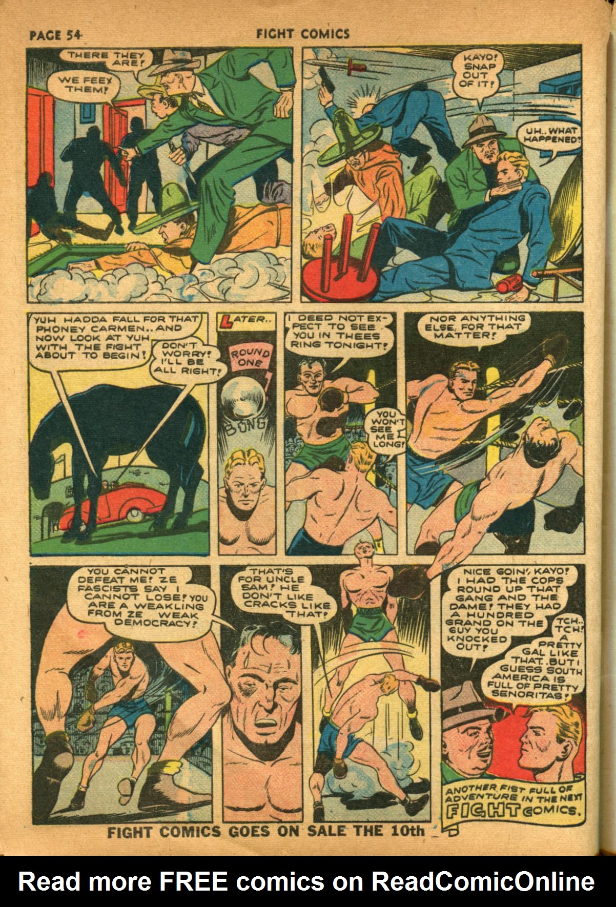 Read online Fight Comics comic -  Issue #21 - 56