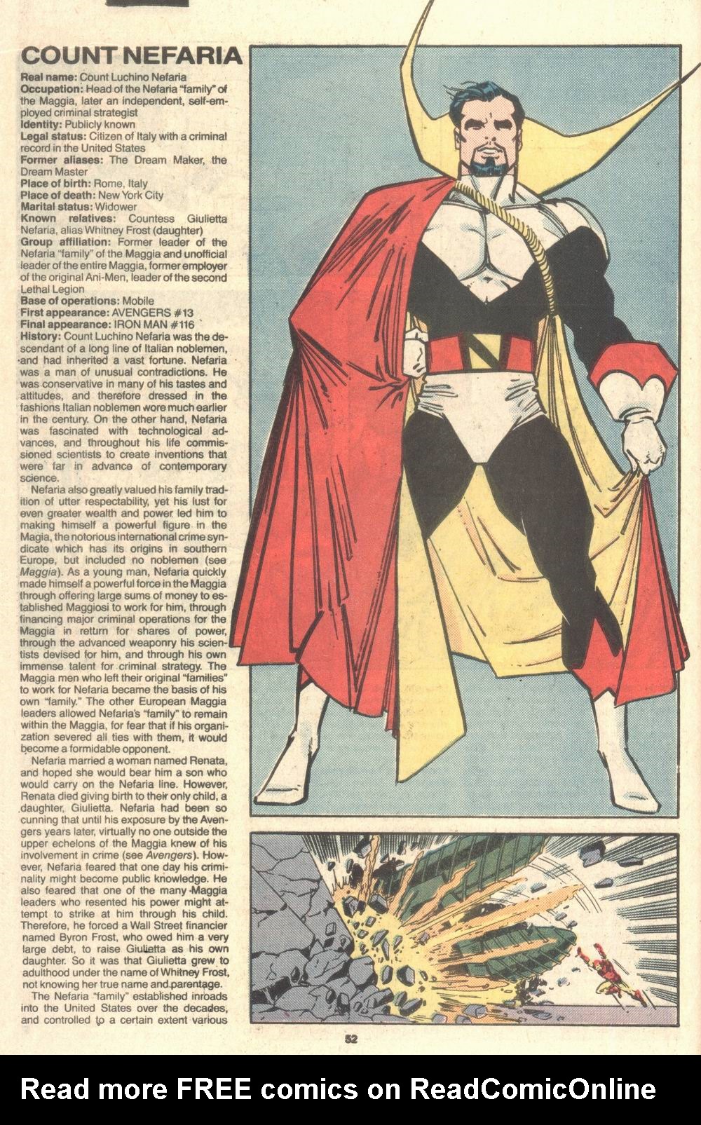 Read online The Official Handbook of the Marvel Universe Deluxe Edition comic -  Issue #16 - 54