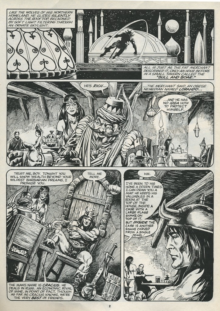 Read online The Savage Sword Of Conan comic -  Issue #174 - 4